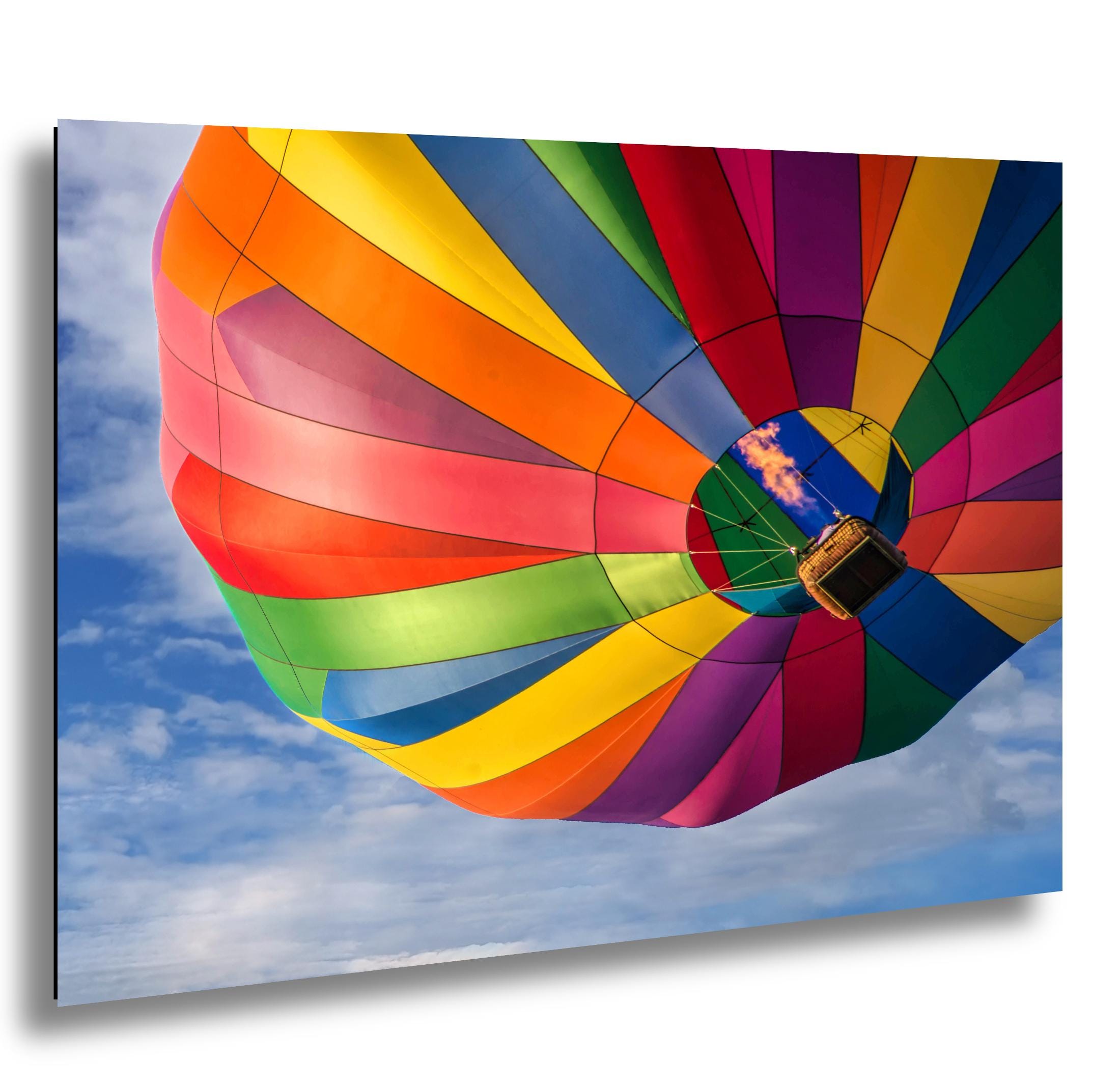 Hot Air Balloon Print – Utah Balloon Festival Art | Patriotic Wall Decor