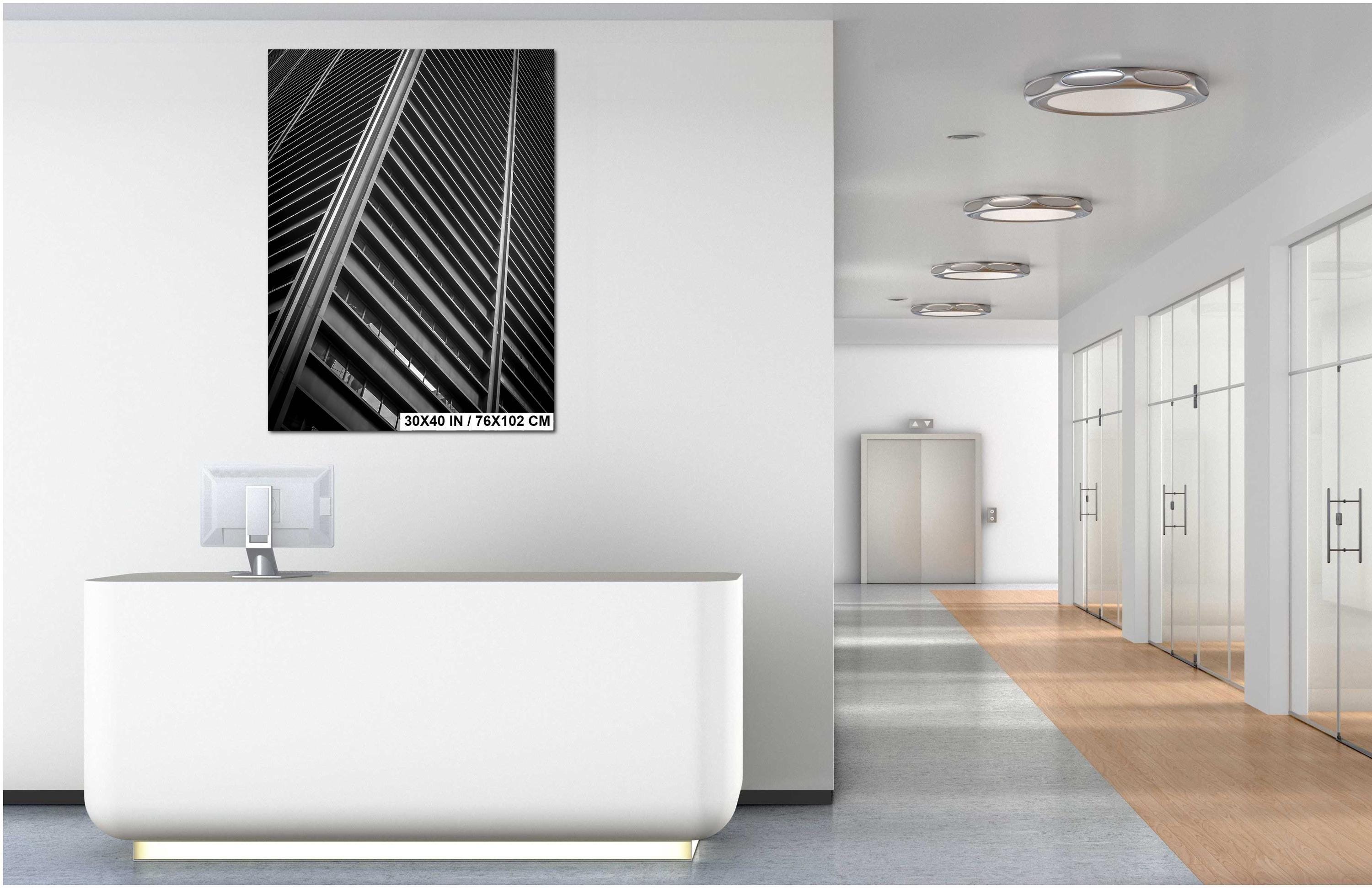 New York City Print – Monochrome Urban Wall Art | Architectural Line Art Decor