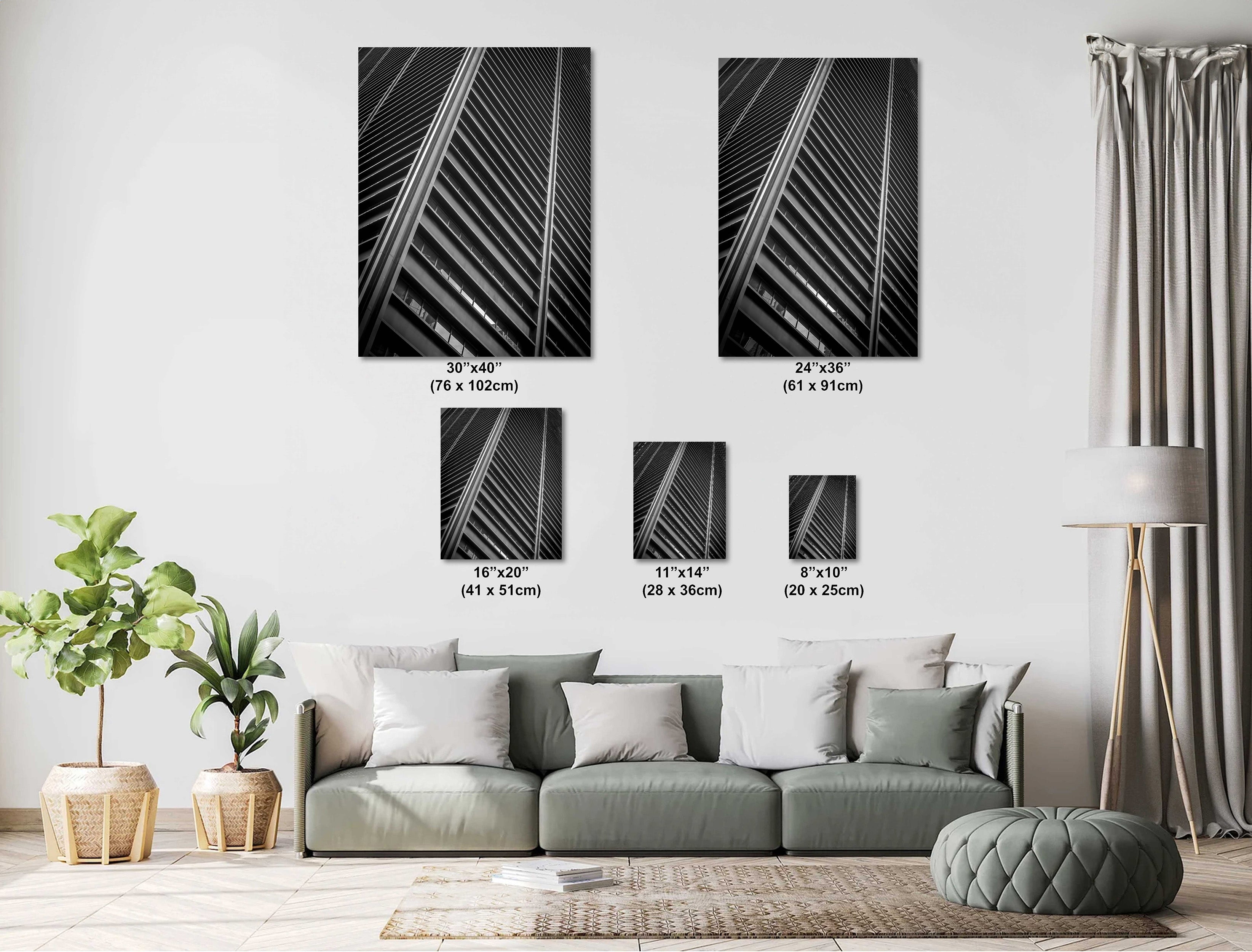 Ascending Parallels: A Monochrome Study in Urban Geometry