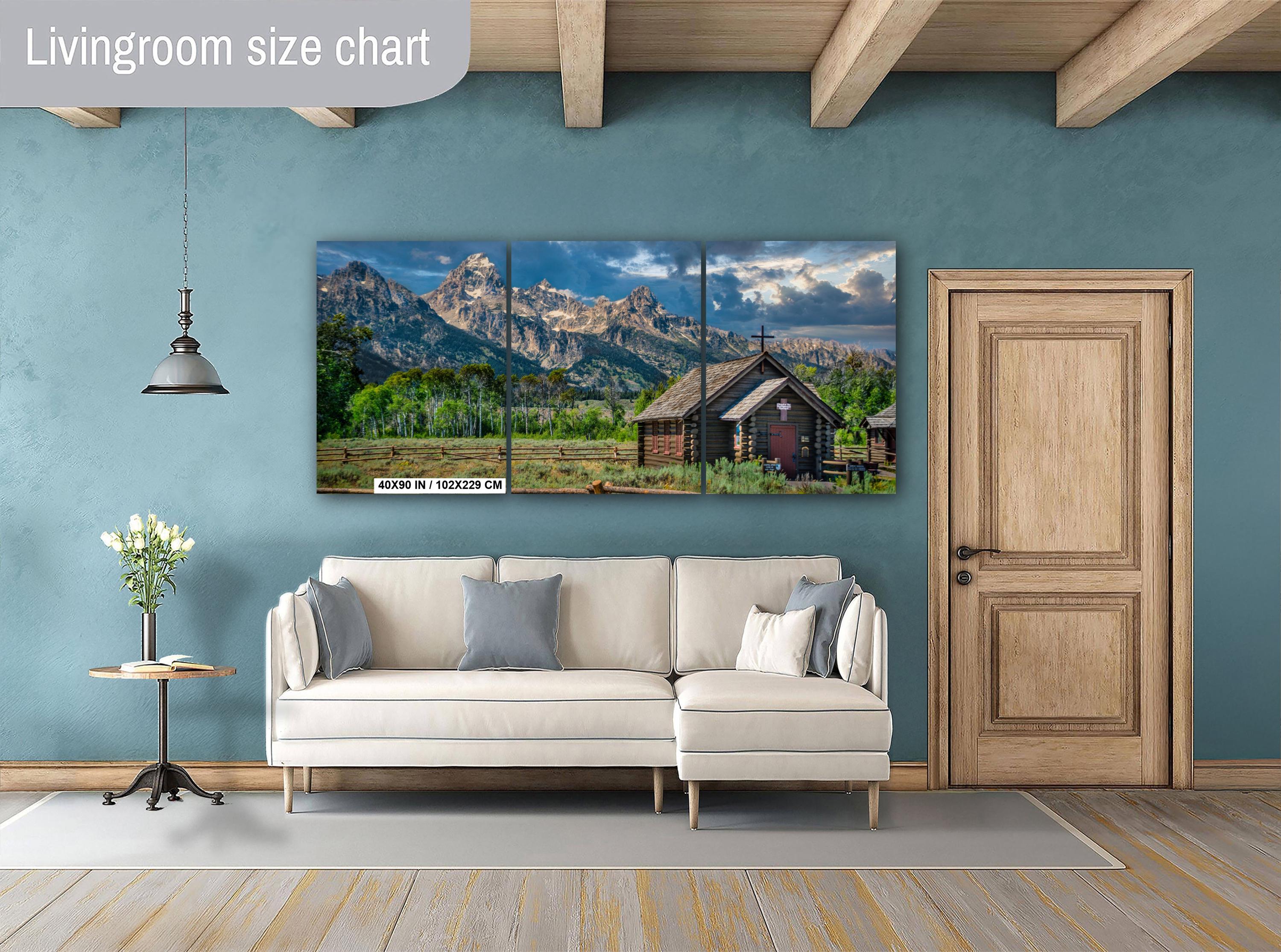 Wyoming Landscape Photography - Grand Teton Wall Art | Rustic Cabin Artwork