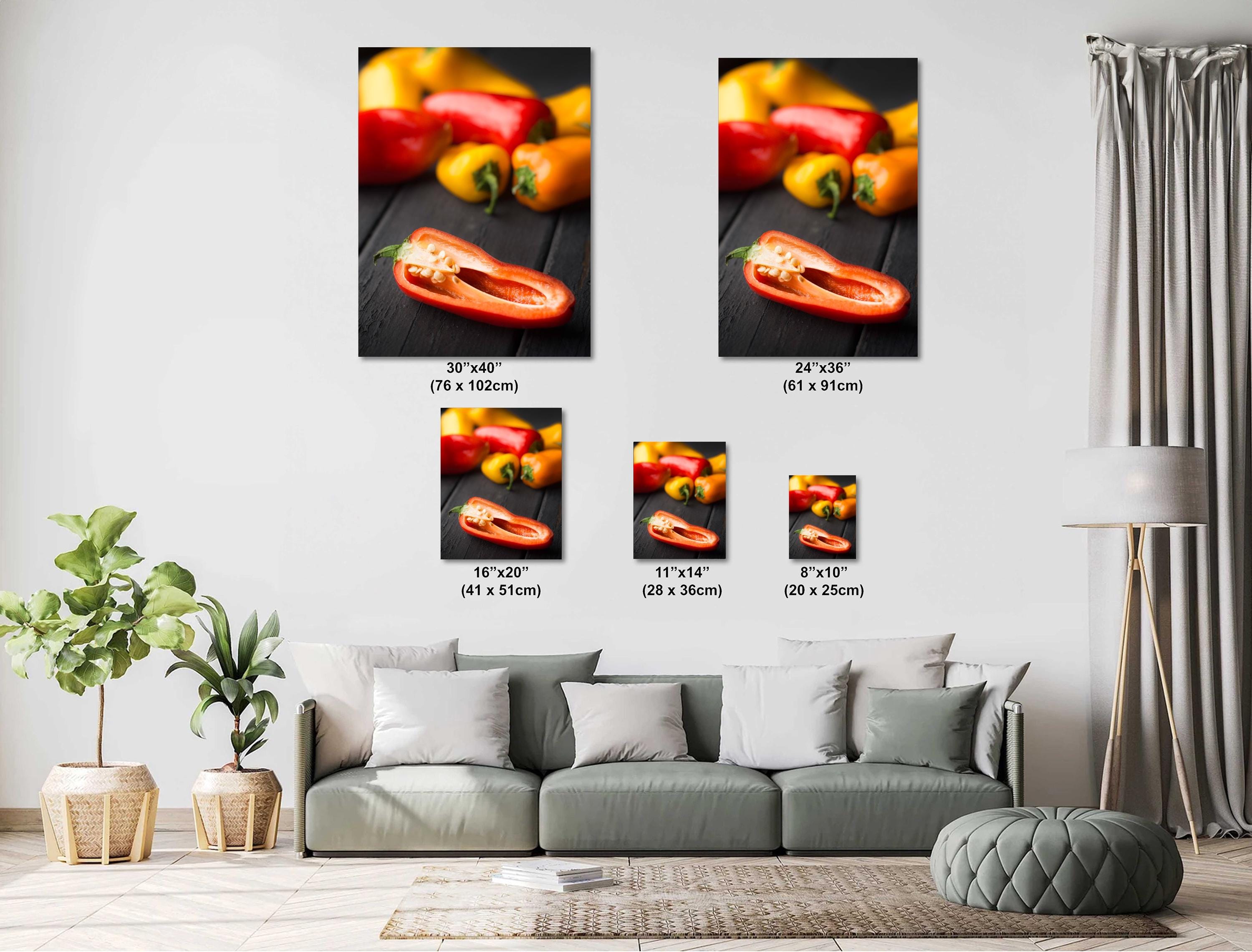 Raw Food Photography Print – Abstract Food Art | Kitchen Wall Decor