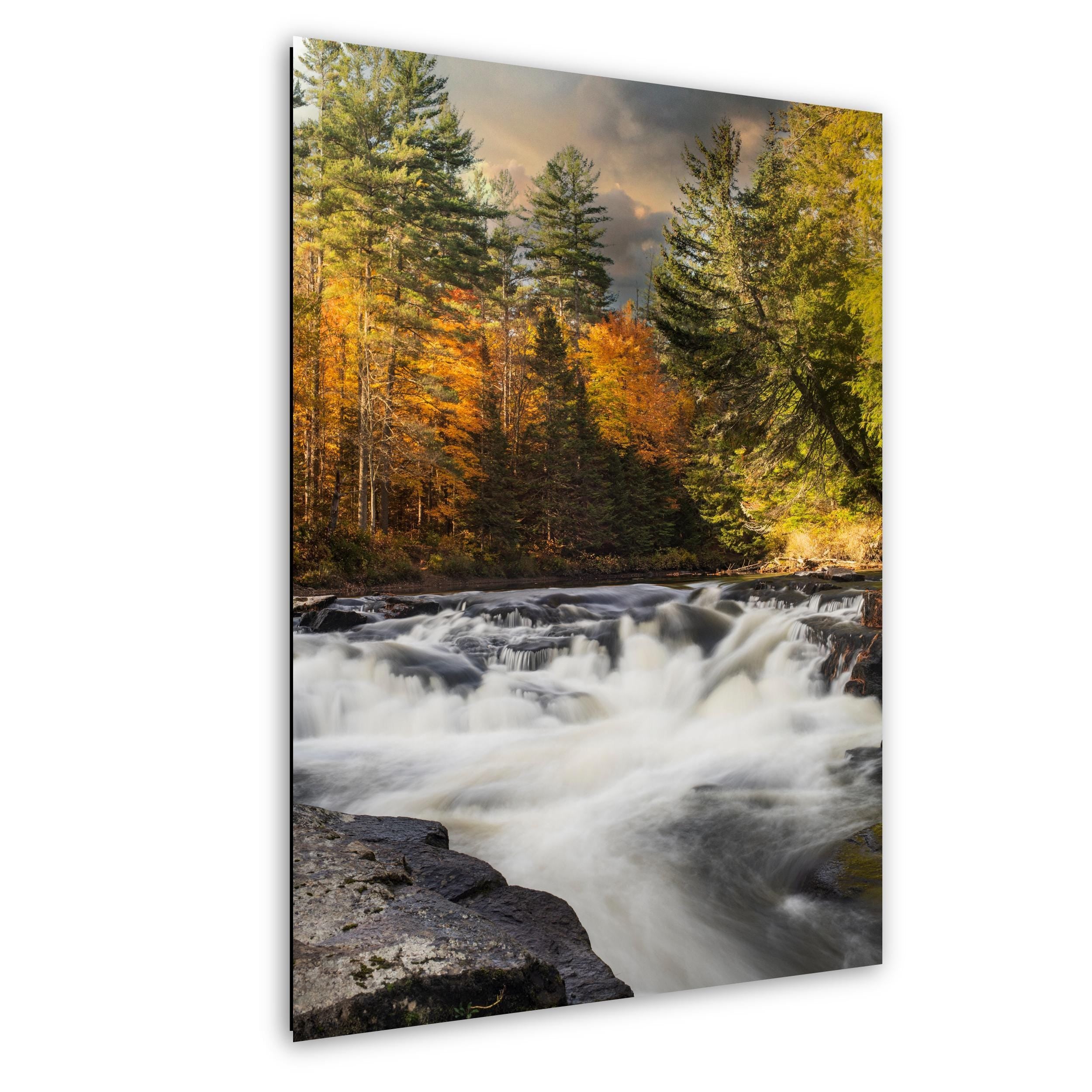 Adirondack Autumn Print – New York Mountain Art | Scenic Fall Landscape Wall Decor