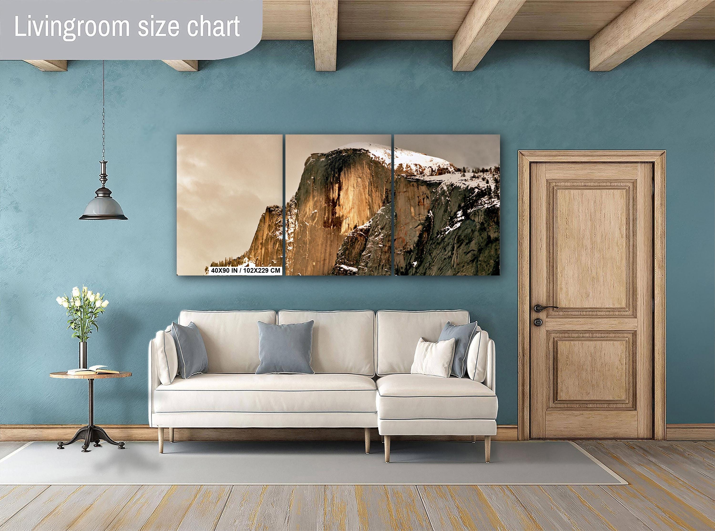 Yosemite Half Dome Print – Winter Landscape Art | Scenic Mountain Photography