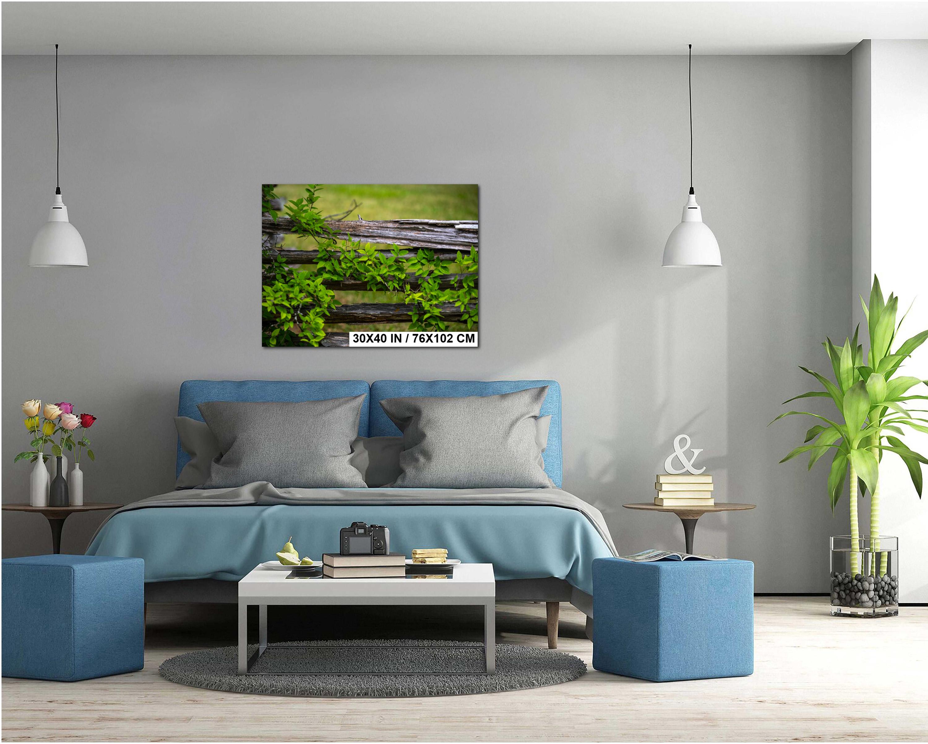 Virginia Landscape Print – Rustic Wall Art Featuring Vintage Rural Scene & Southern Charm Decor