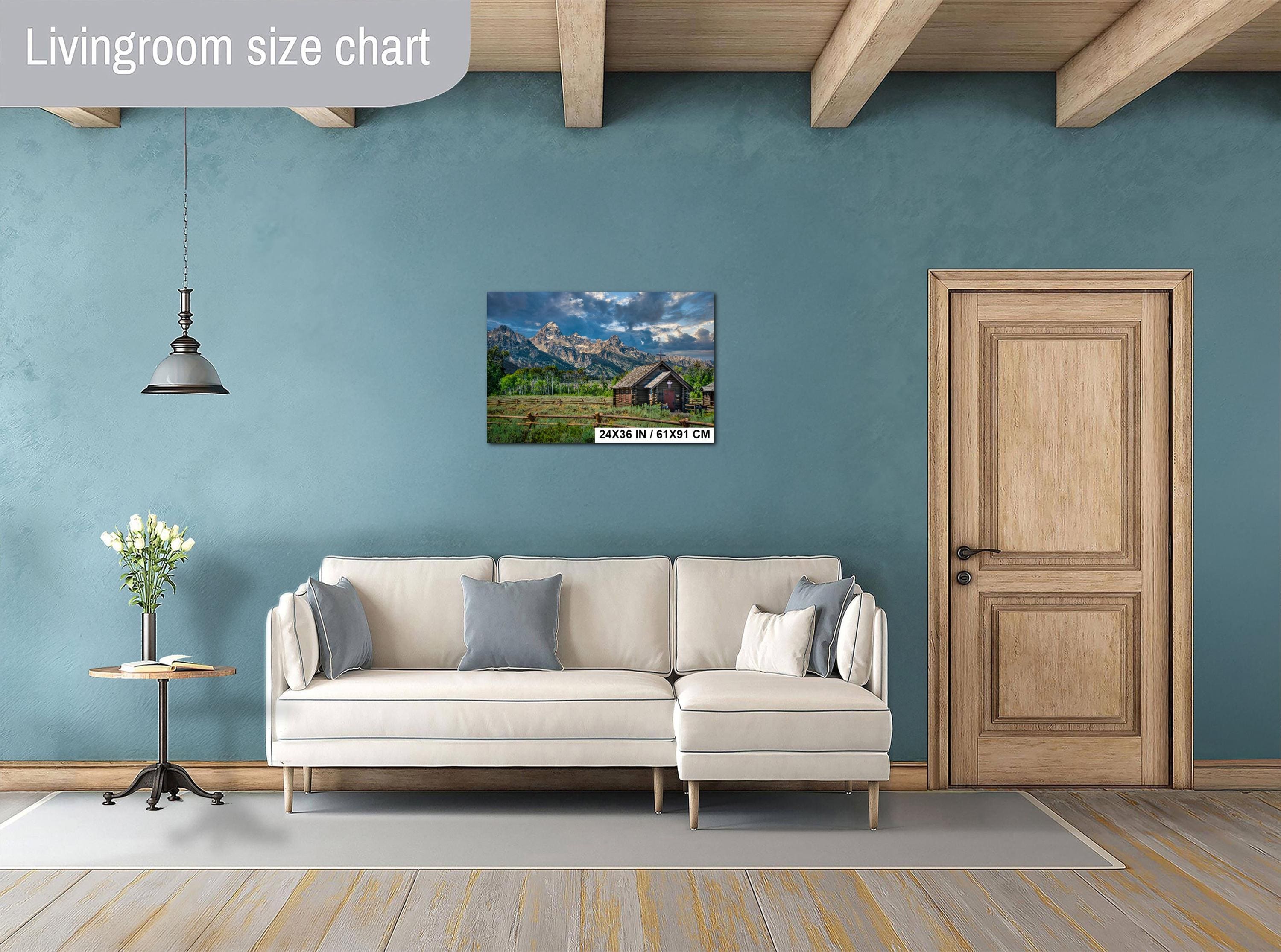 Wyoming Landscape Photography - Grand Teton Wall Art | Rustic Cabin Artwork