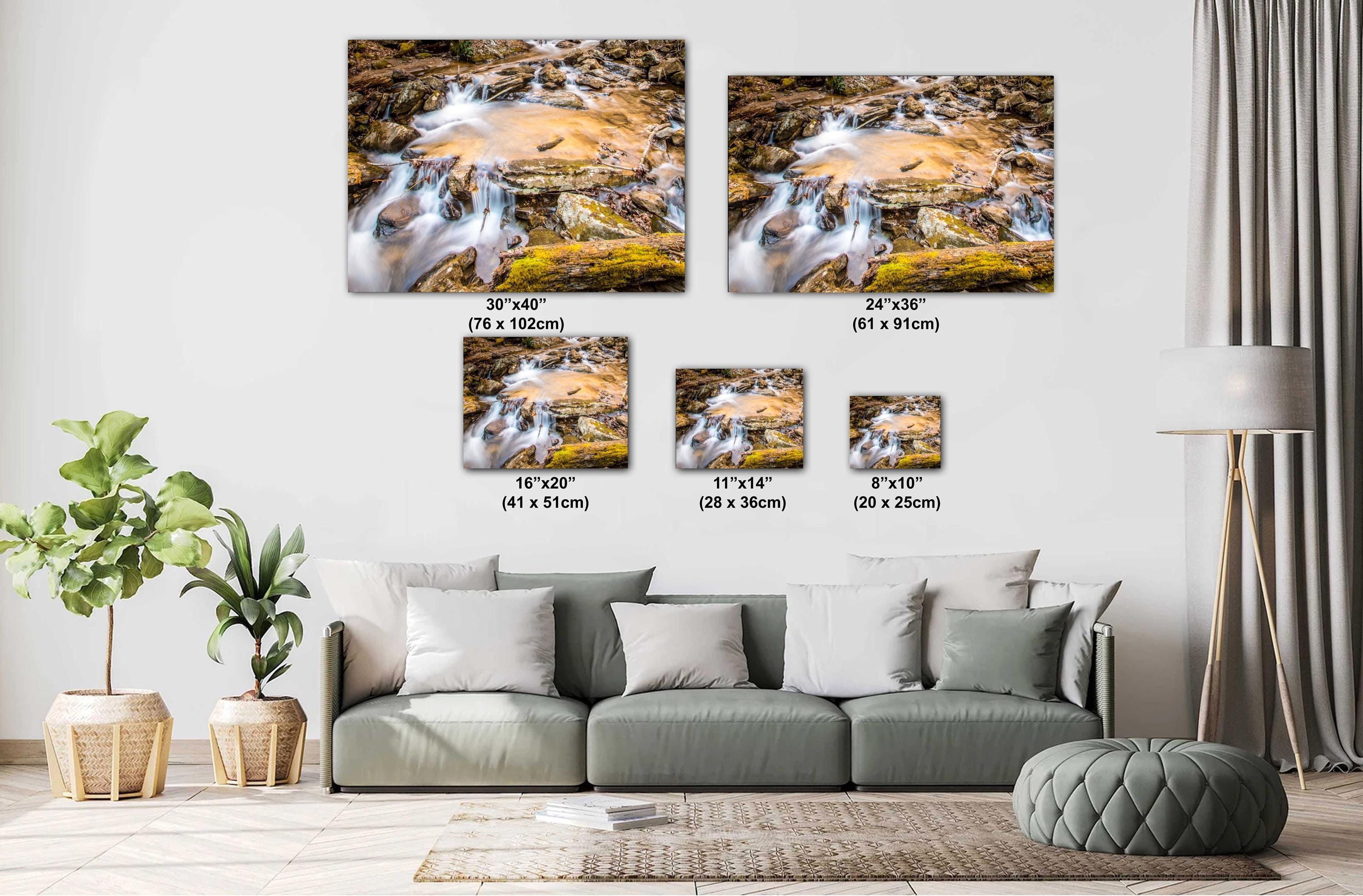 Mountain Stream Photography | Scenic Forest Stream Print - Northeast Georgia Nature Art