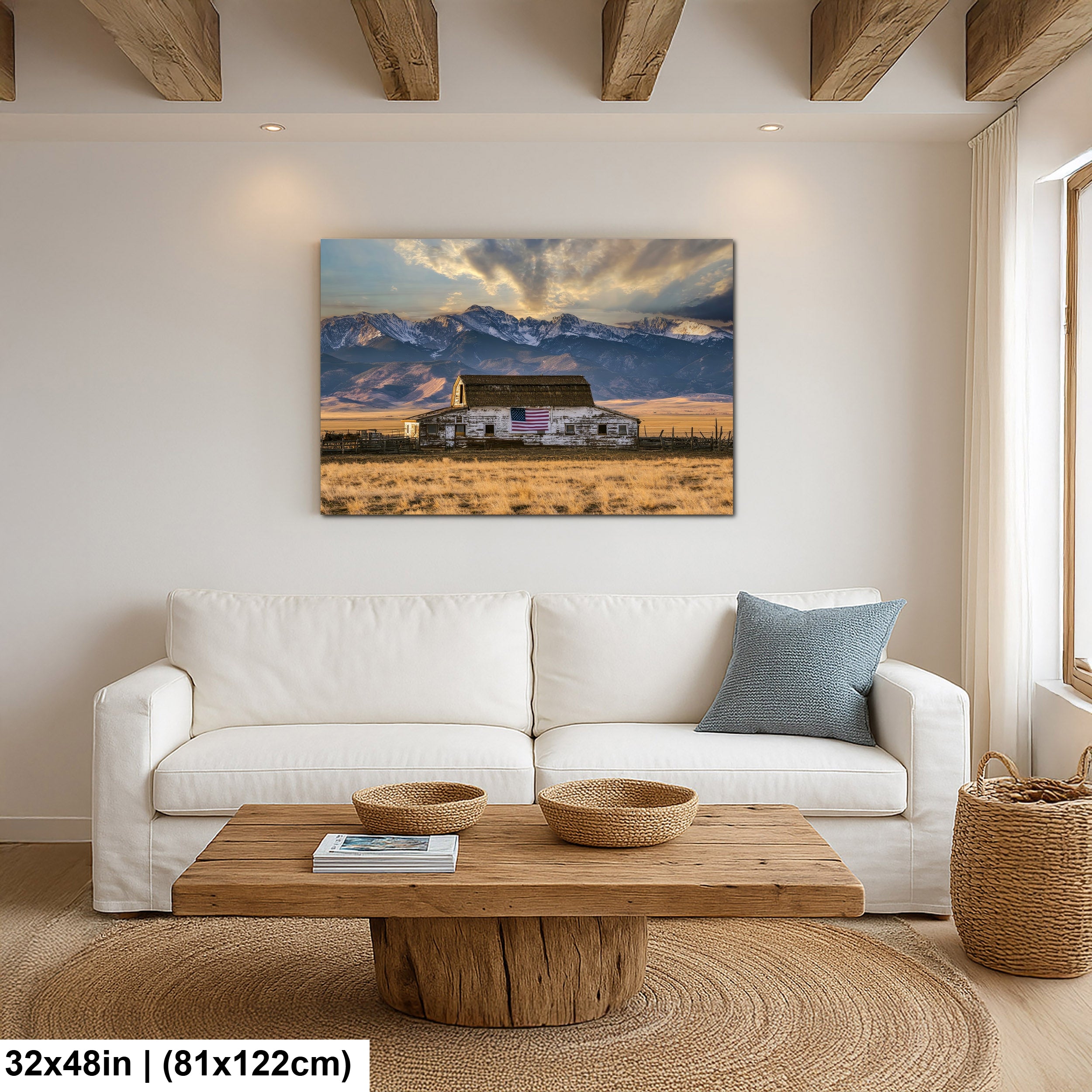 American Barn | American barn on the wind-swept plains of Colorado | Northern Colorado