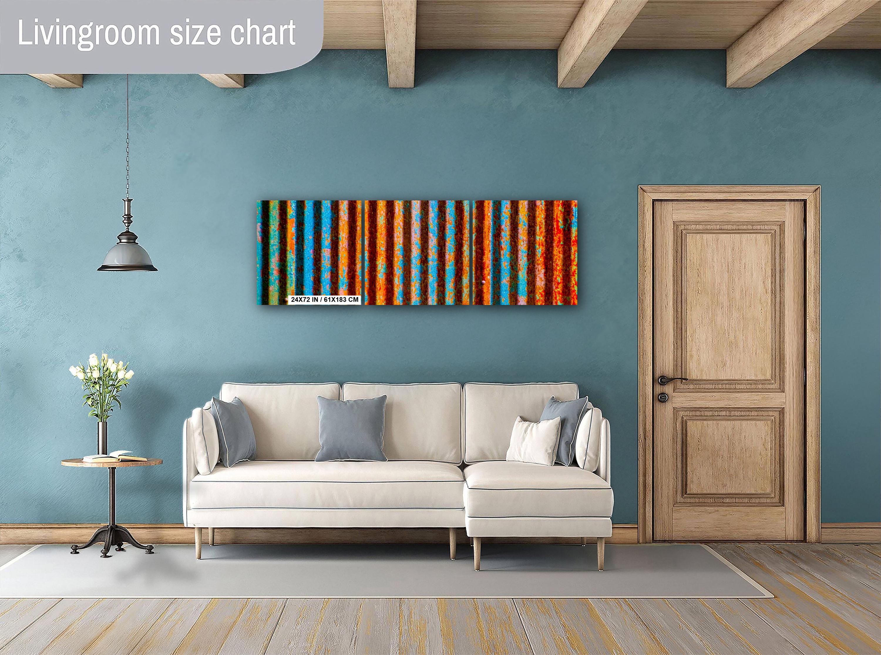 Urban Abstract Wall Art – Modern Architecture Art with Bold Color Artwork
