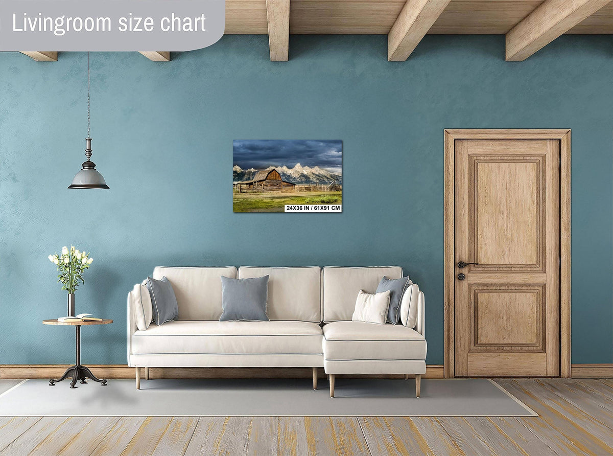 Moulton Barn Print - Grand Teton Photography | Wyoming Scenic Wall Art