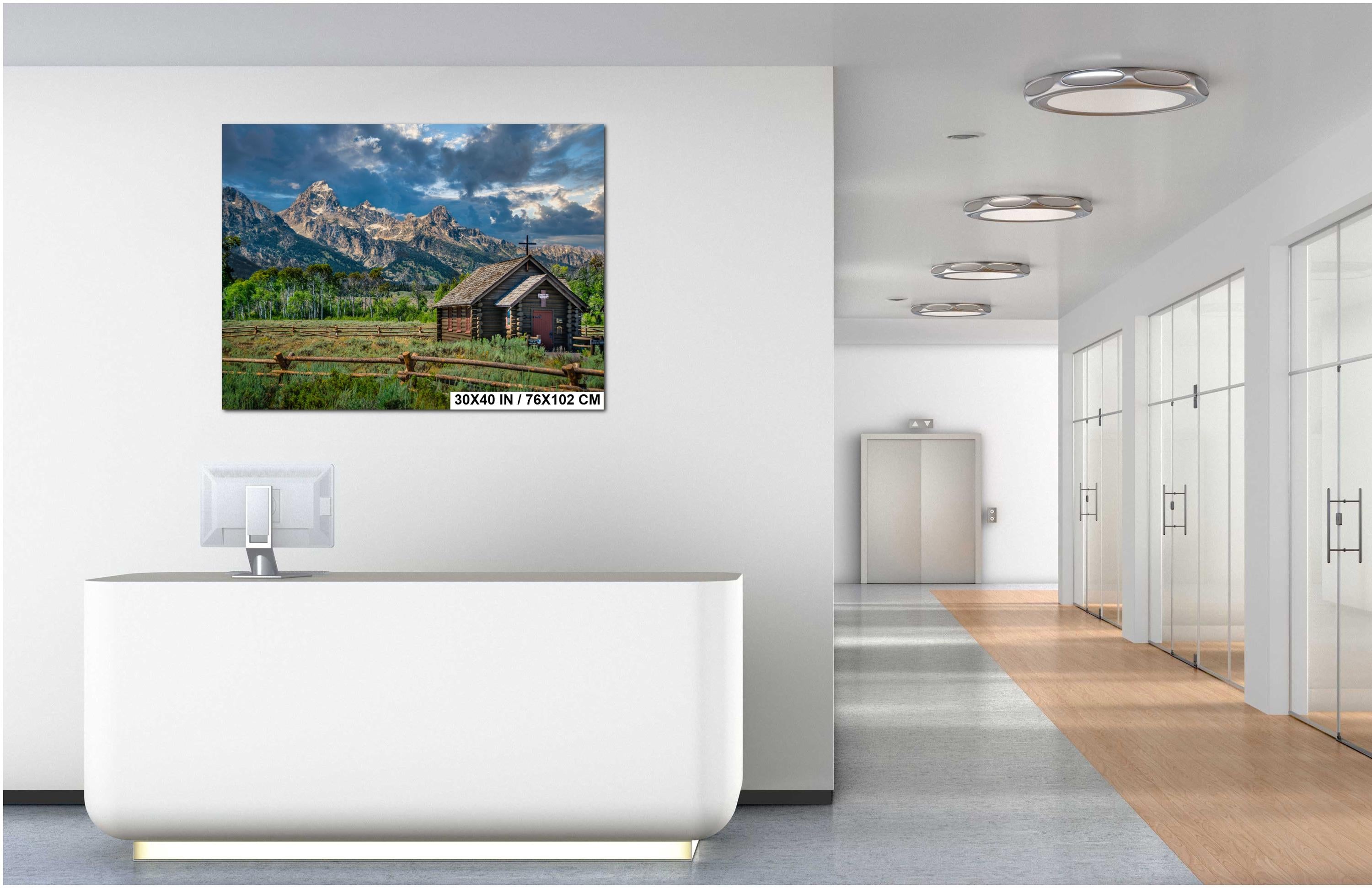 Wyoming Landscape Photography - Grand Teton Wall Art | Rustic Cabin Artwork