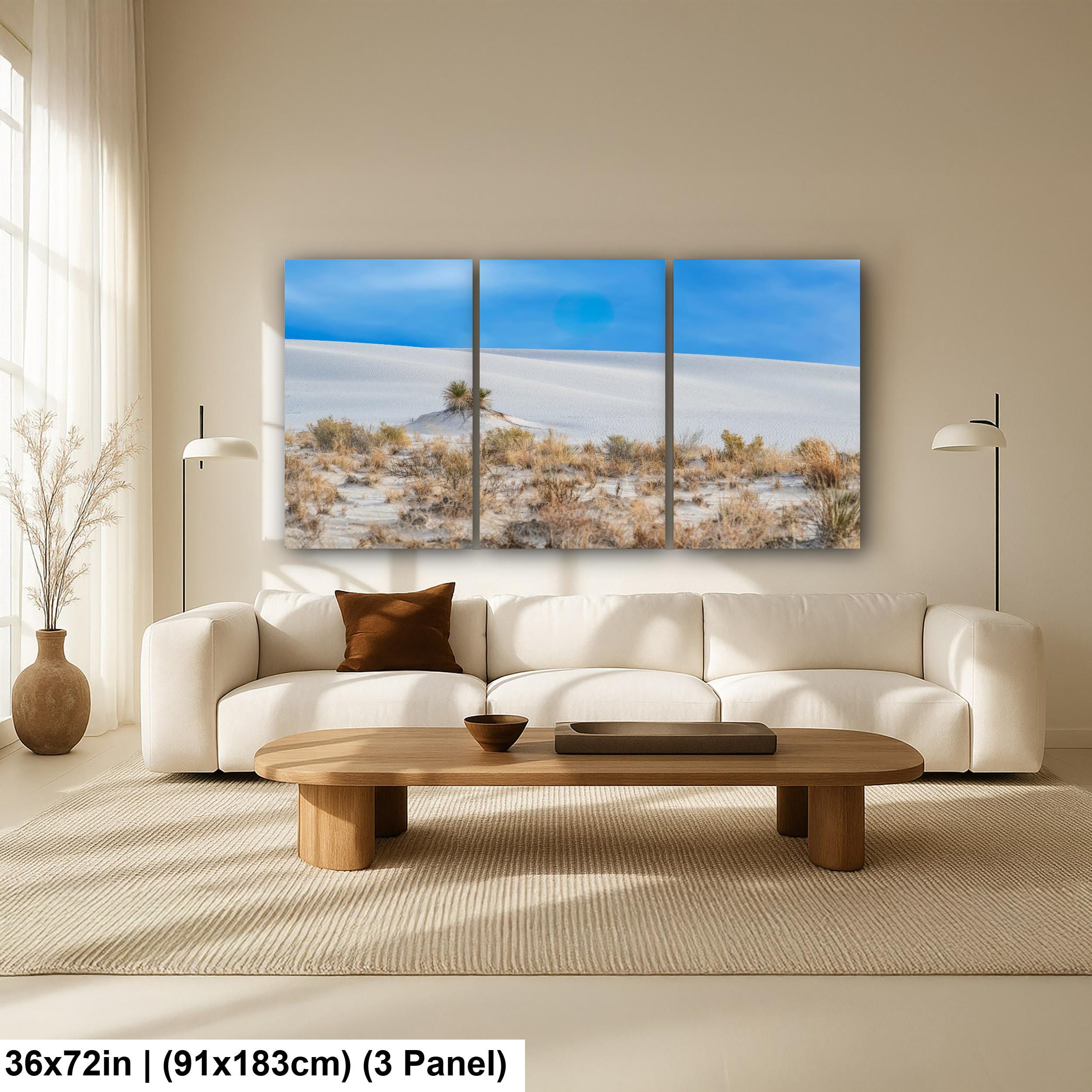 White Sands Art Print – New Mexico Landscape on Archival Paper | Desert Wall Decor