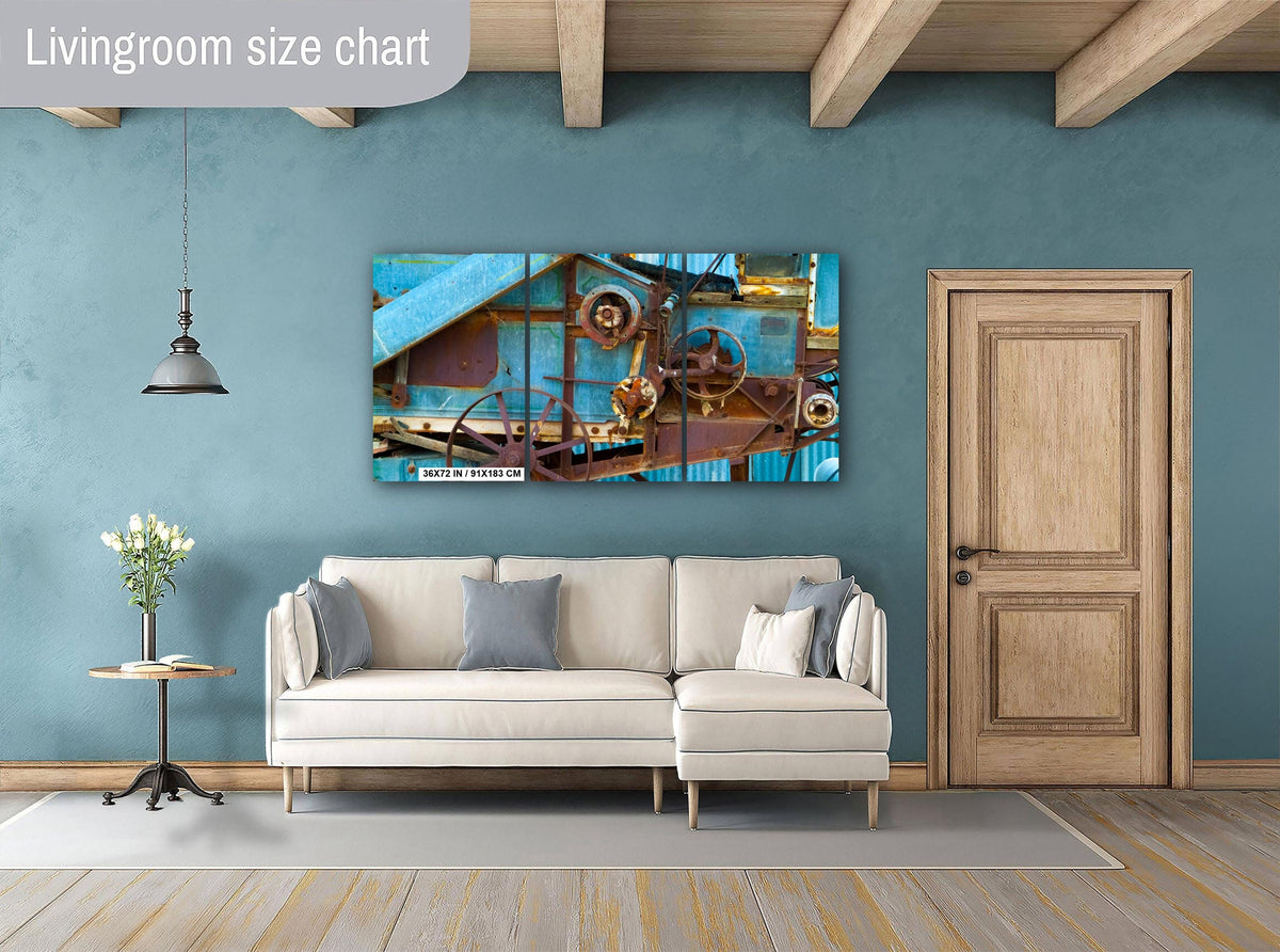 Rustic Farm Wall Art – Abstract Farm Photography Print | Country Wall Decor