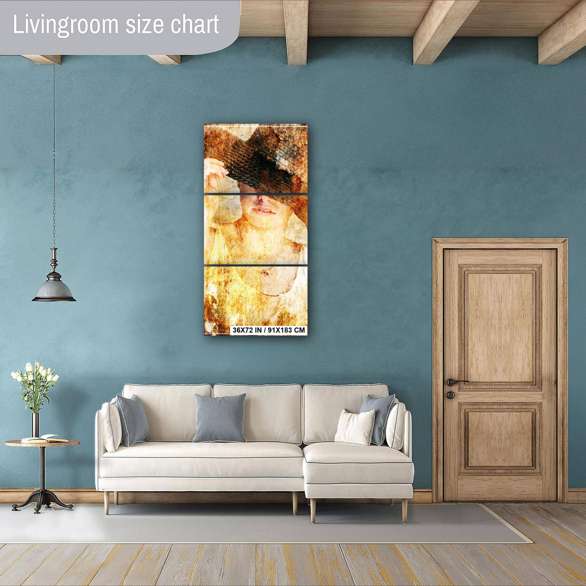 Fine Art Portrait Vintage Hat Print – Classic Portrait Wall Art on Archival Photo Paper
