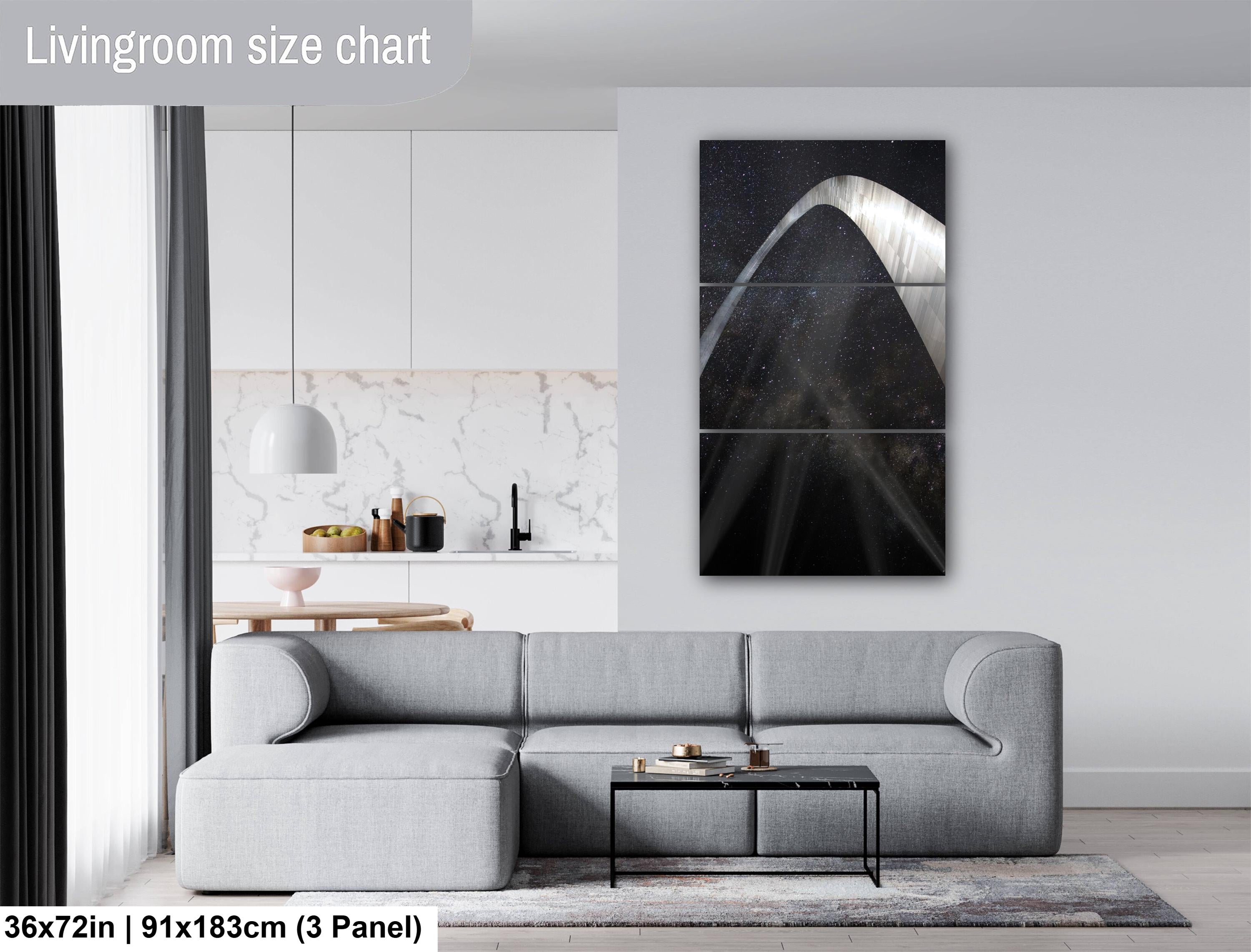 Gateway Arch Art Print – Celestial Night Sky Artwork | Modern Home Decor