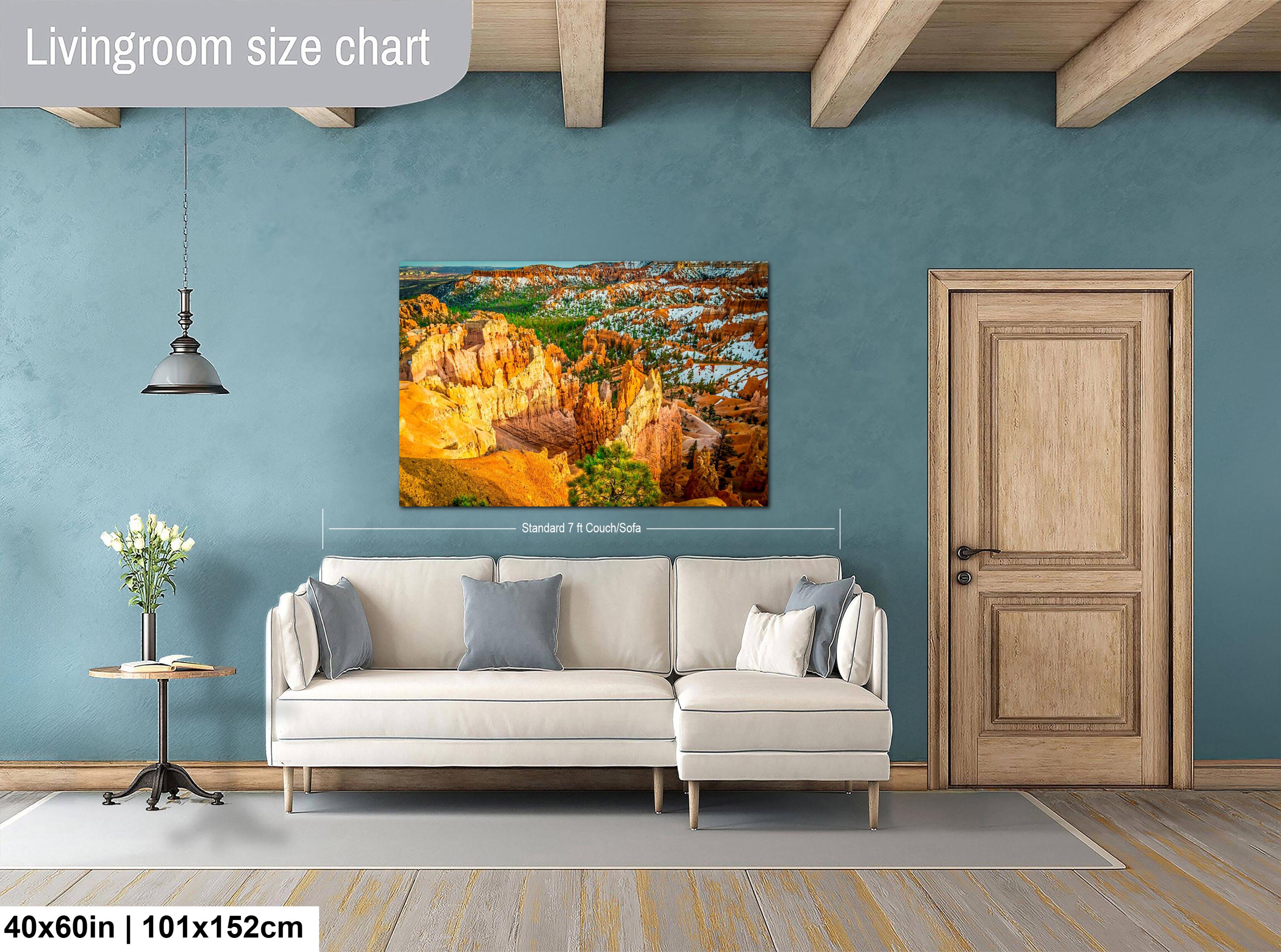 Bryce Canyon Wall Art – Winter Canyon Photography Print on Archival Paper