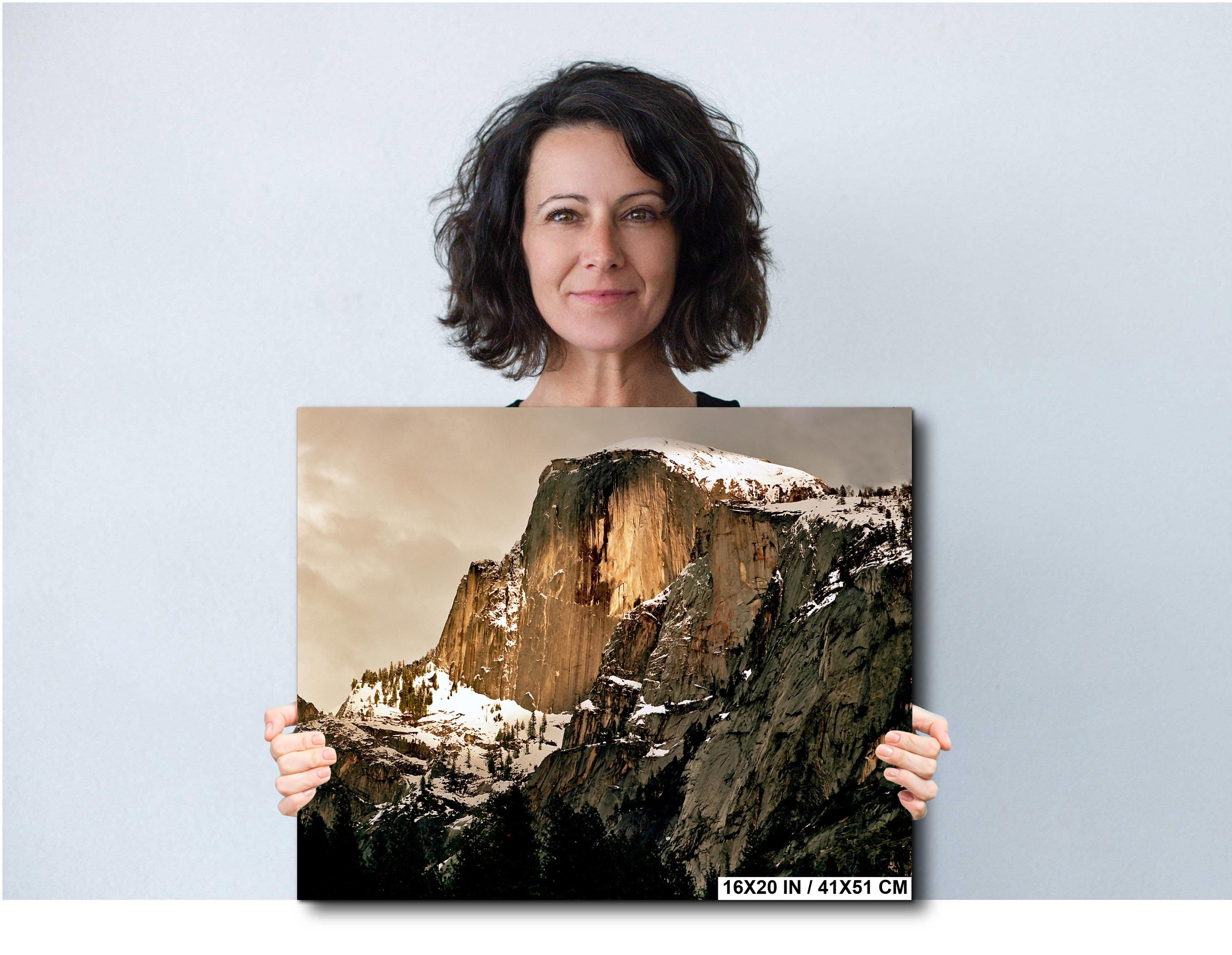 Yosemite Half Dome Print – Winter Landscape Art | Scenic Mountain Photography