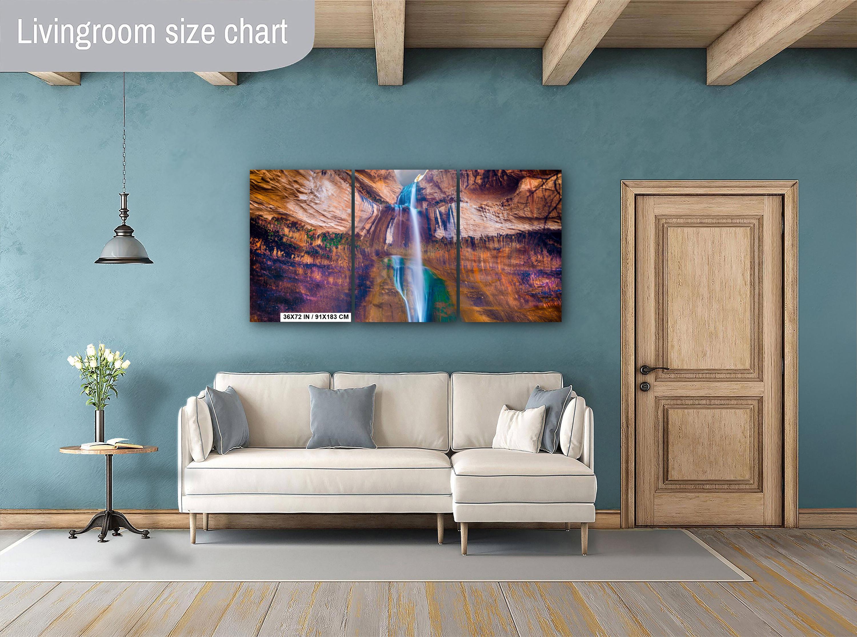 Southern Utah Wall Art – Lower Calf Creek Falls Scenic Desert Print on Archival Paper