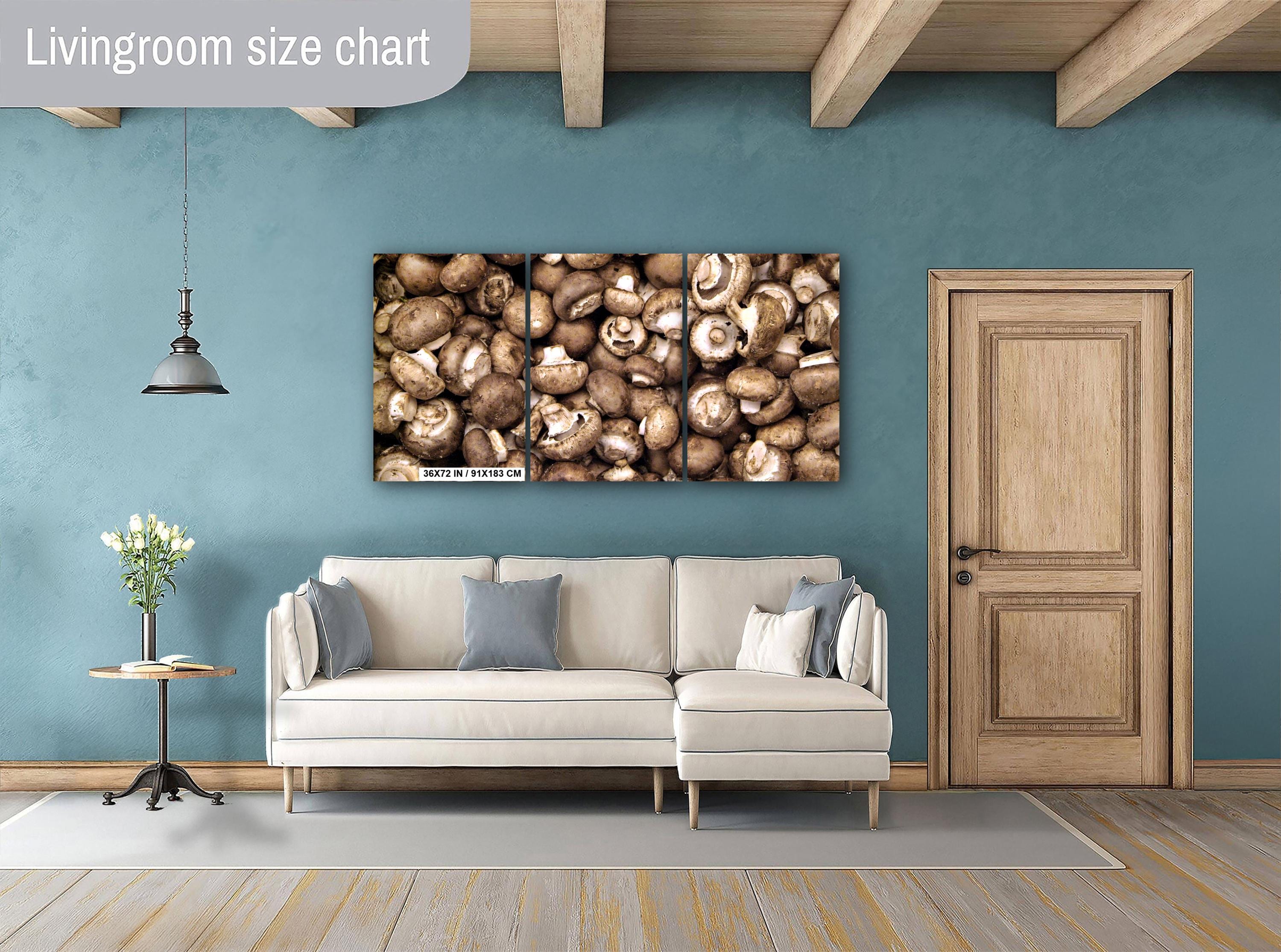 Raw Food Photography Print – Abstract Kitchen Wall Art With Colorful Produce