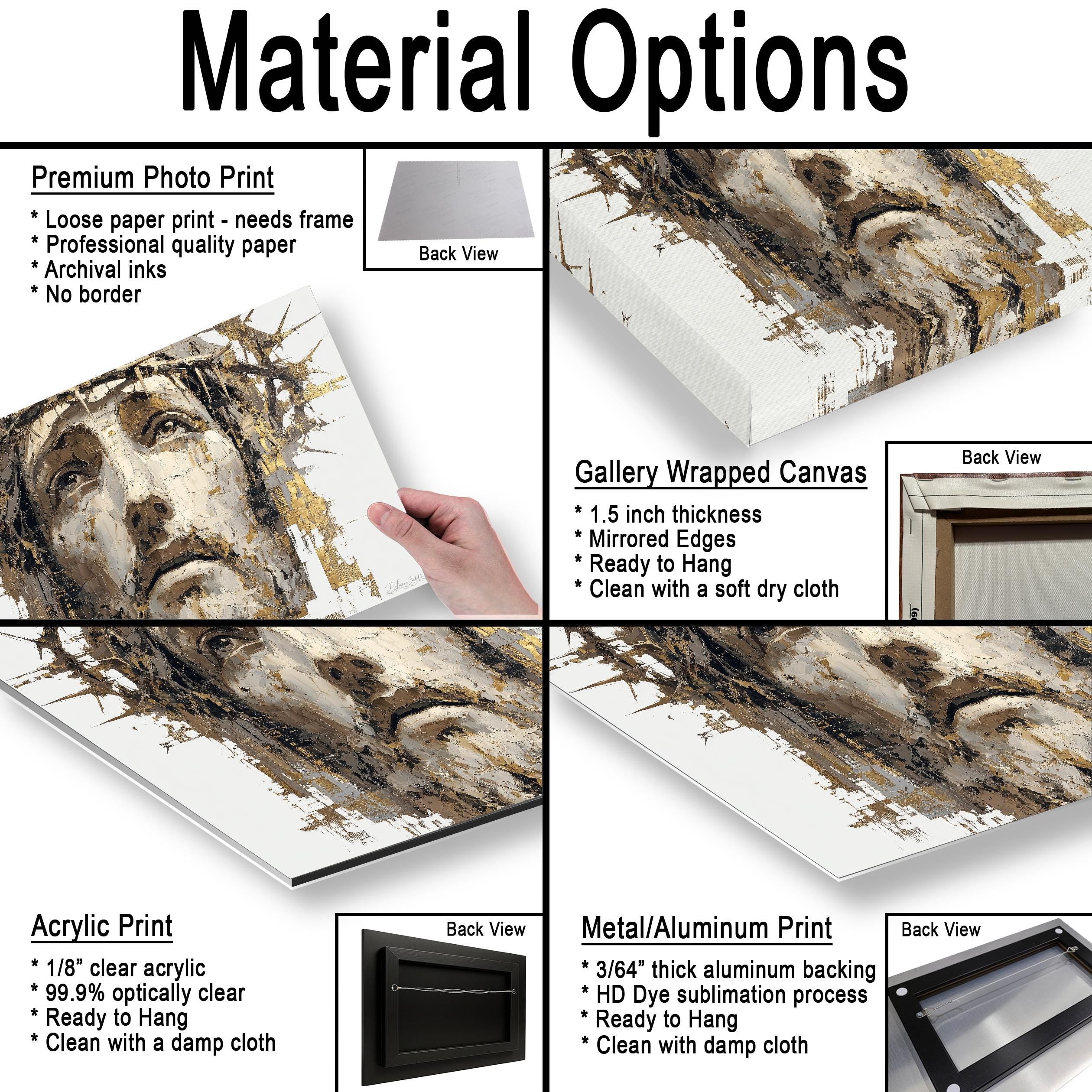 Christian Wall Decor – Jesus Christ Art | Faith Inspired Print for Prayer Room