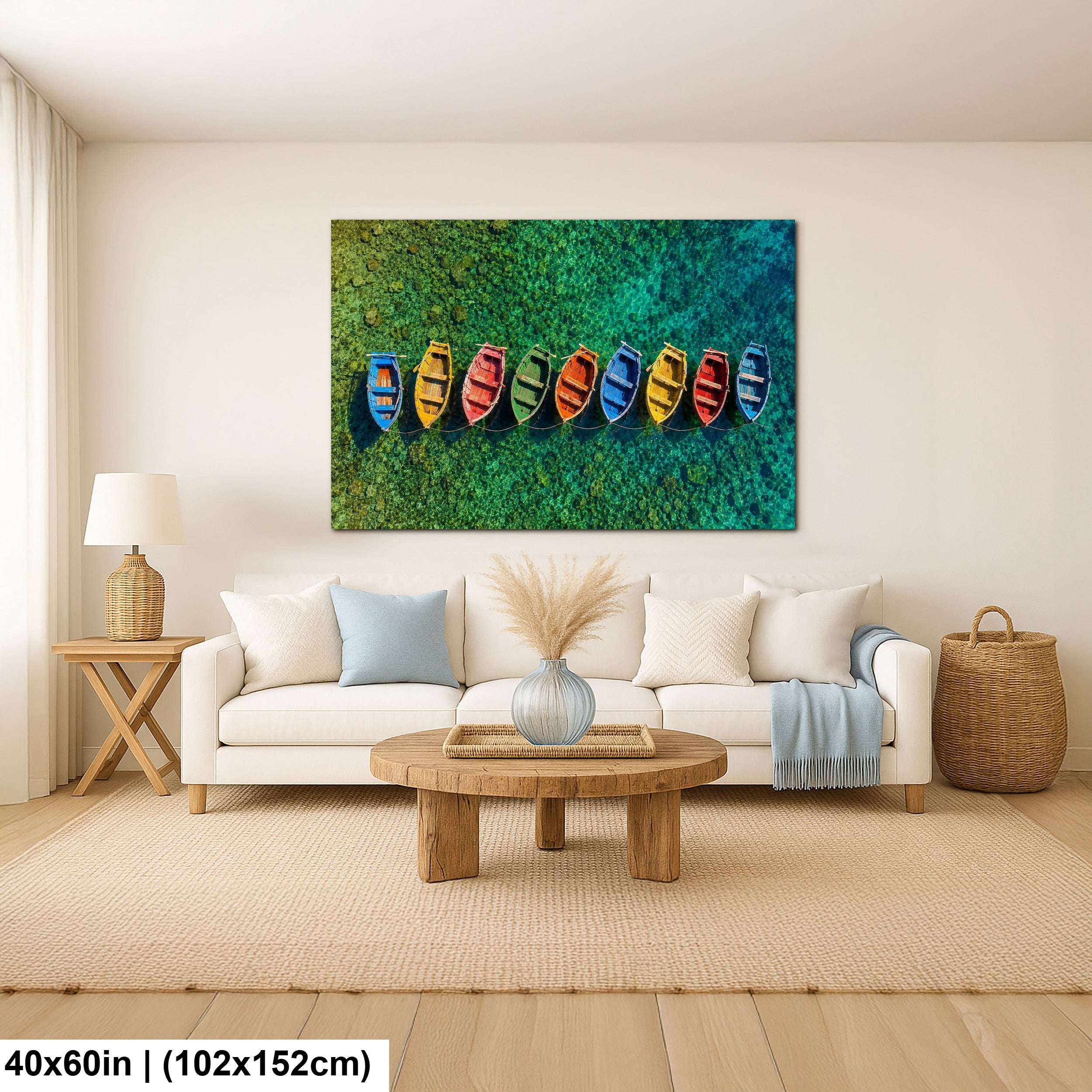 The Rainbow Fleet | Mountain Scenic Wall Decor | Rocky Mountain Art