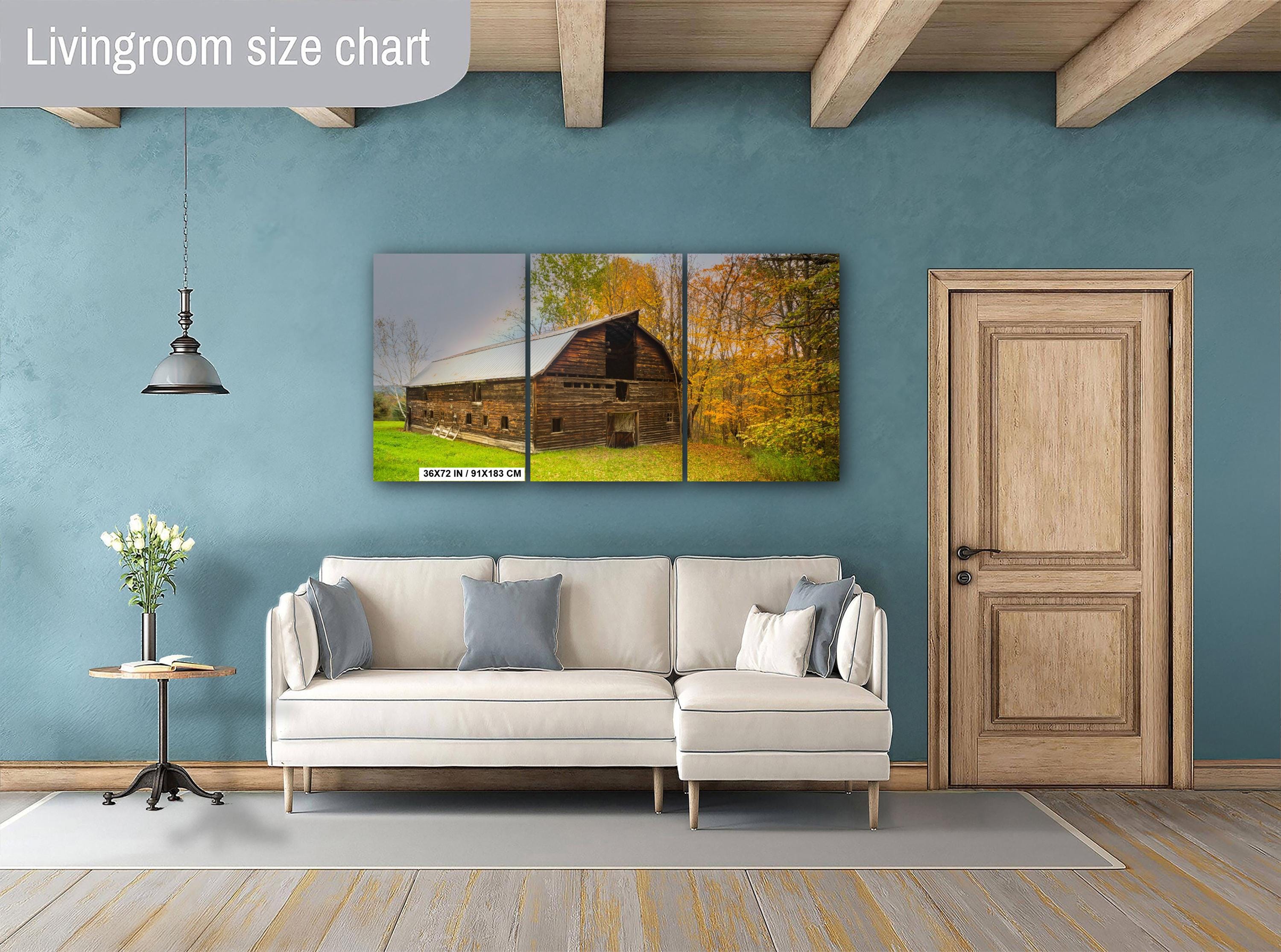 Adirondack Fall Wall Art – Autumn Landscape Print with Vibrant Fall Colors