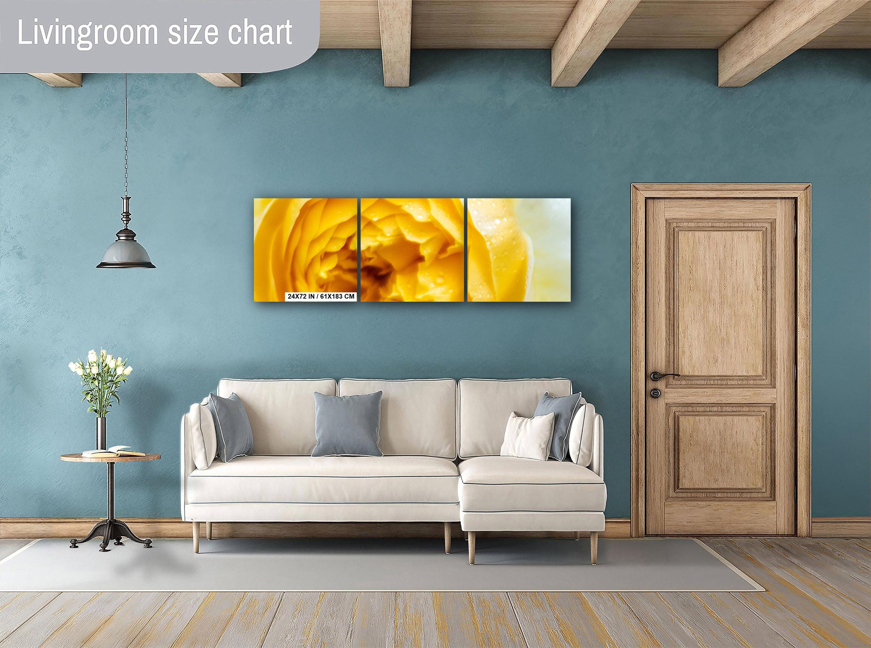 Yellow Rose Wall Art – Vibrant Floral Photography Print | Modern Home Decor