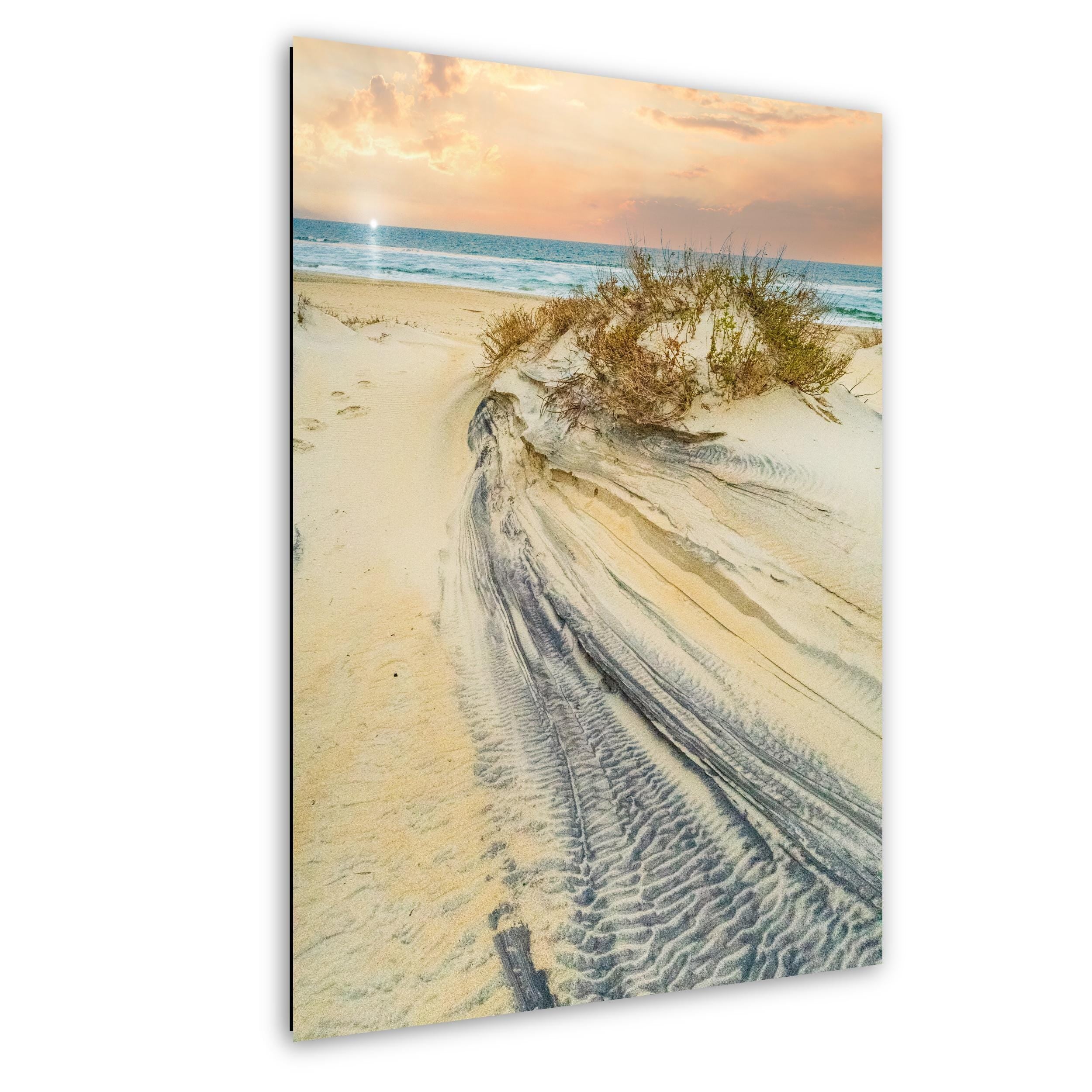 Outer Banks Seascape Print - Moody Coastal Wall Art | Beach Photography