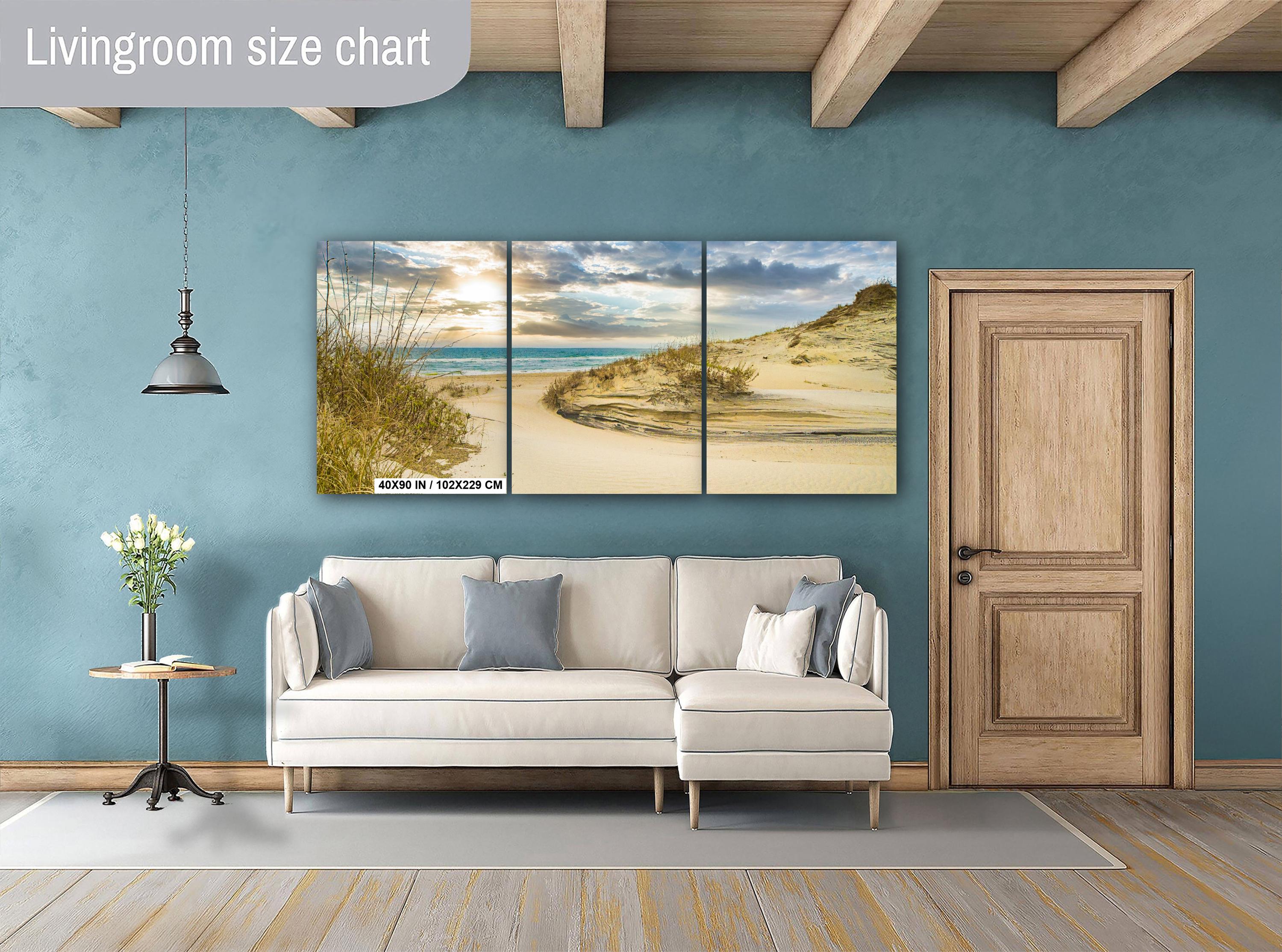 Outer Banks Beach Print – Coastal Wall Art Featuring North Carolina Dunes & Ocean Waves
