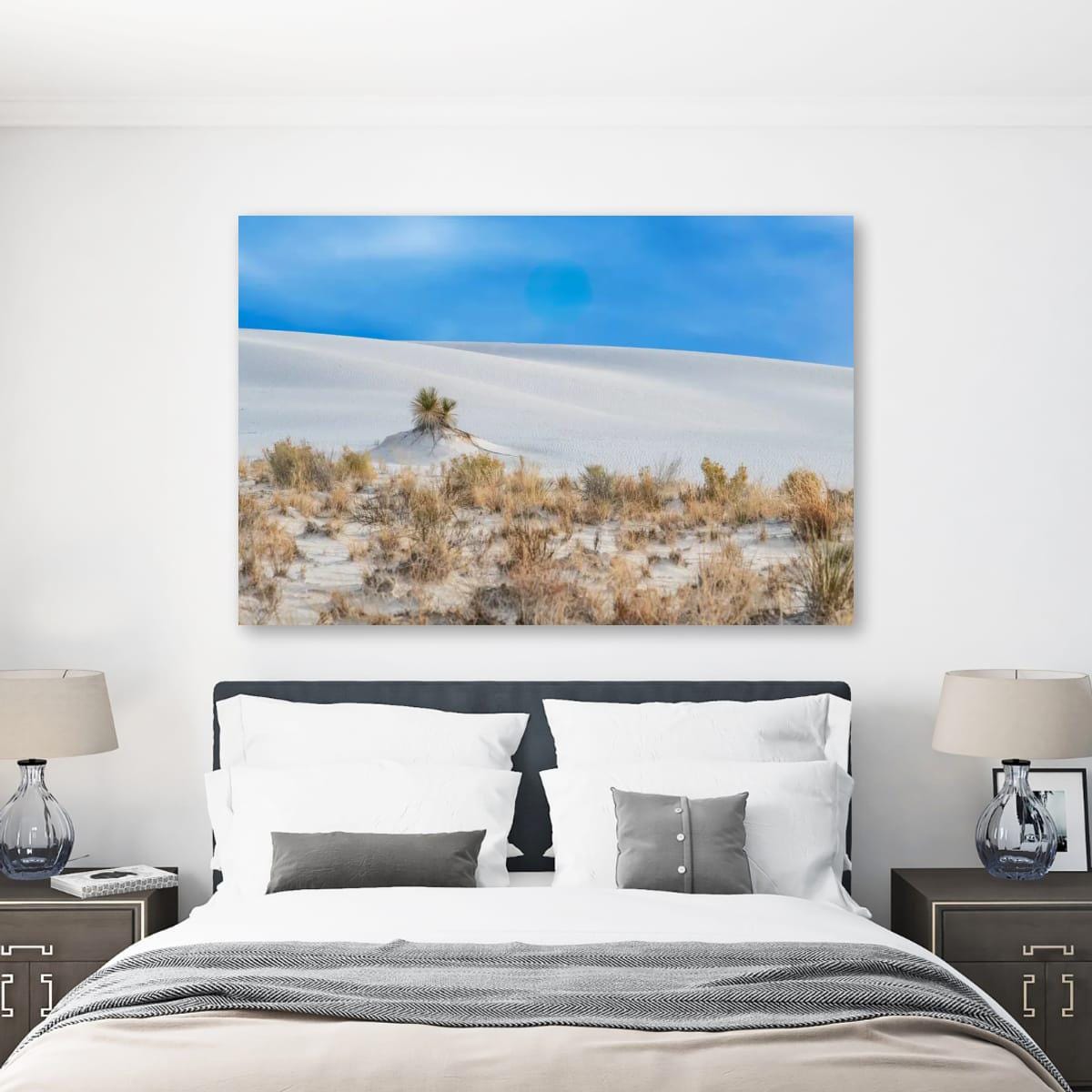 White Sands Art Print – New Mexico Landscape on Archival Paper | Desert Wall Decor