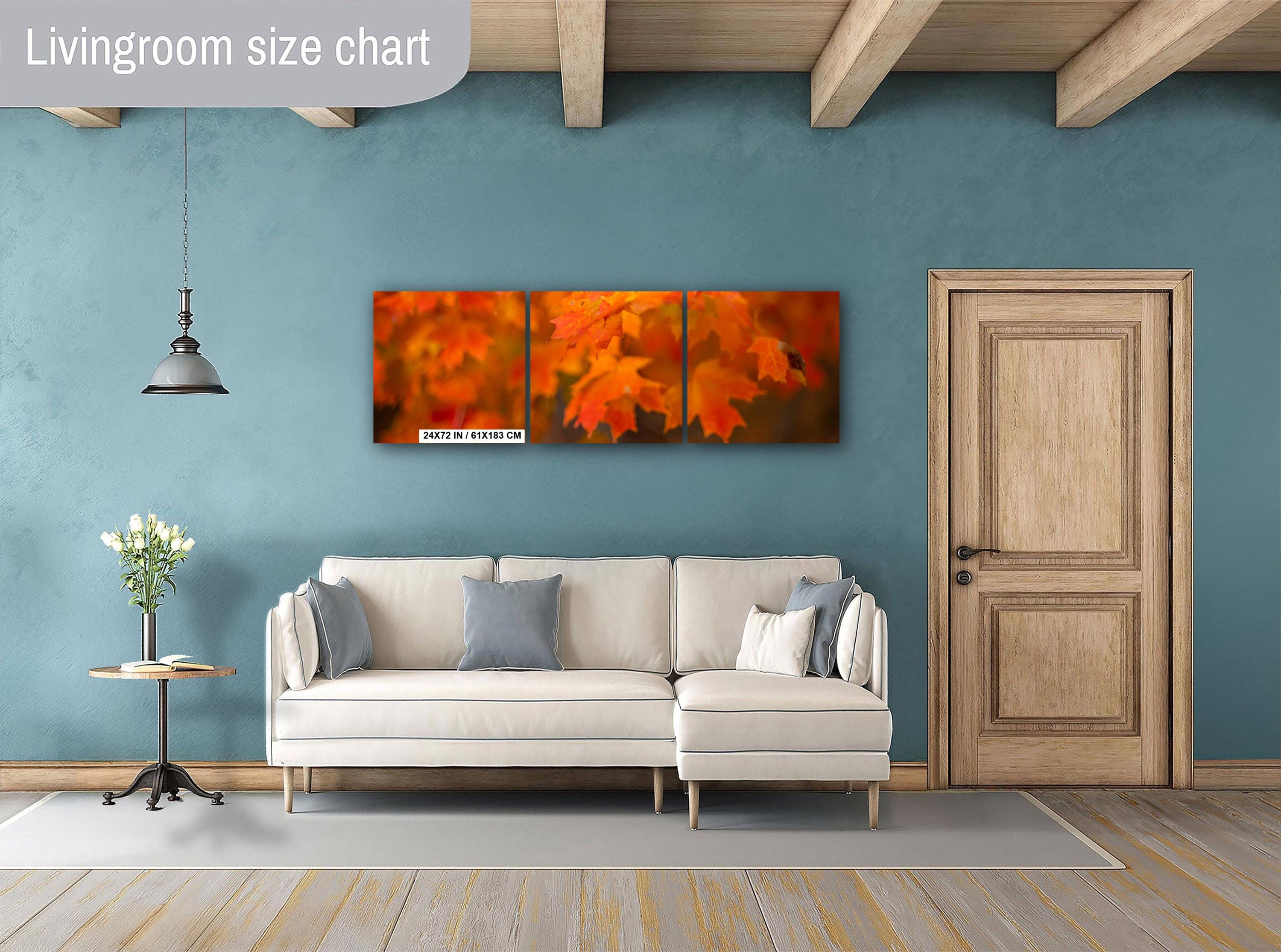 Adirondack Autumn Print - Vibrant Fall Foliage Art | Scenic Forest Artwork