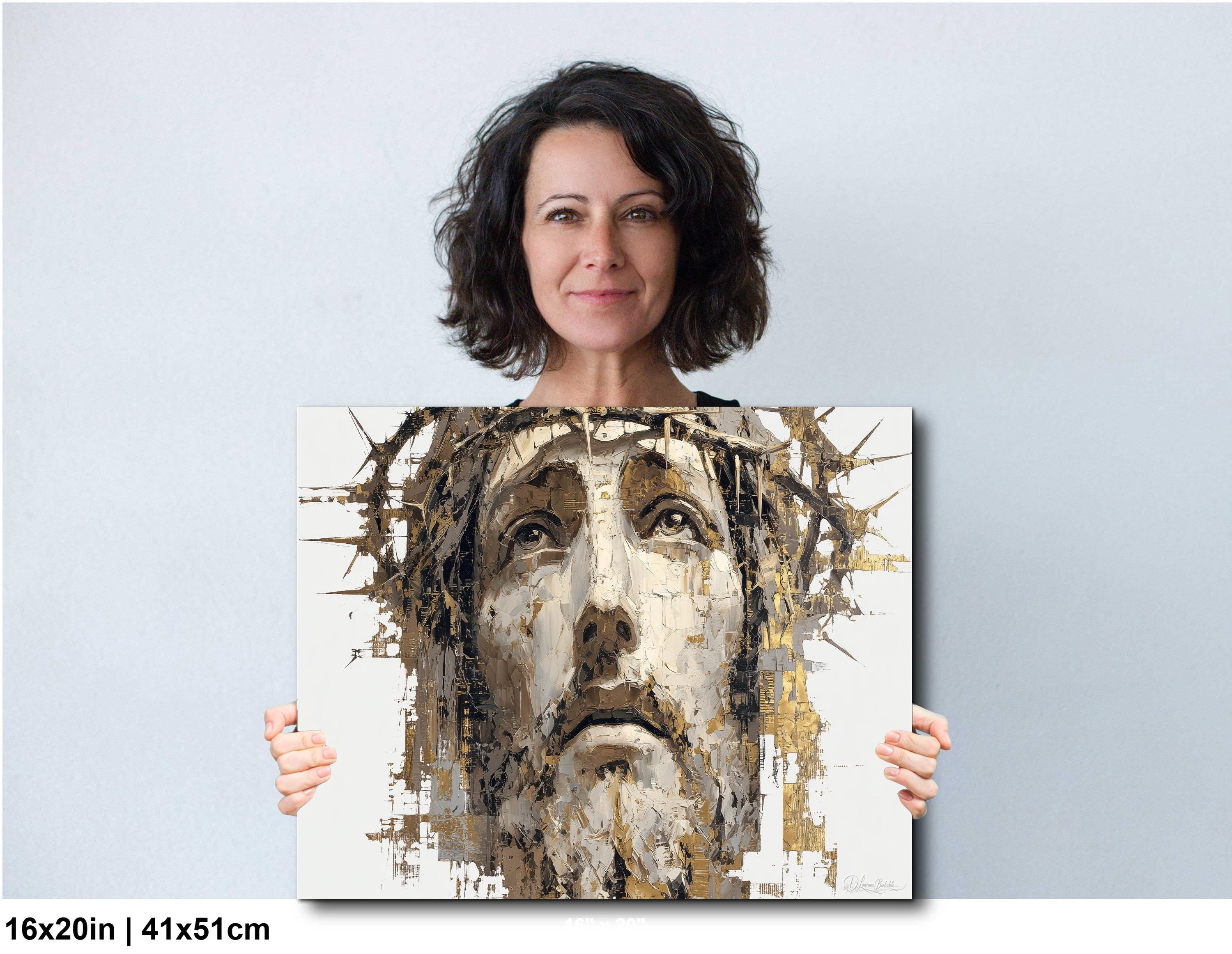 Christian Wall Decor – Jesus Christ Art | Faith Inspired Print for Prayer Room