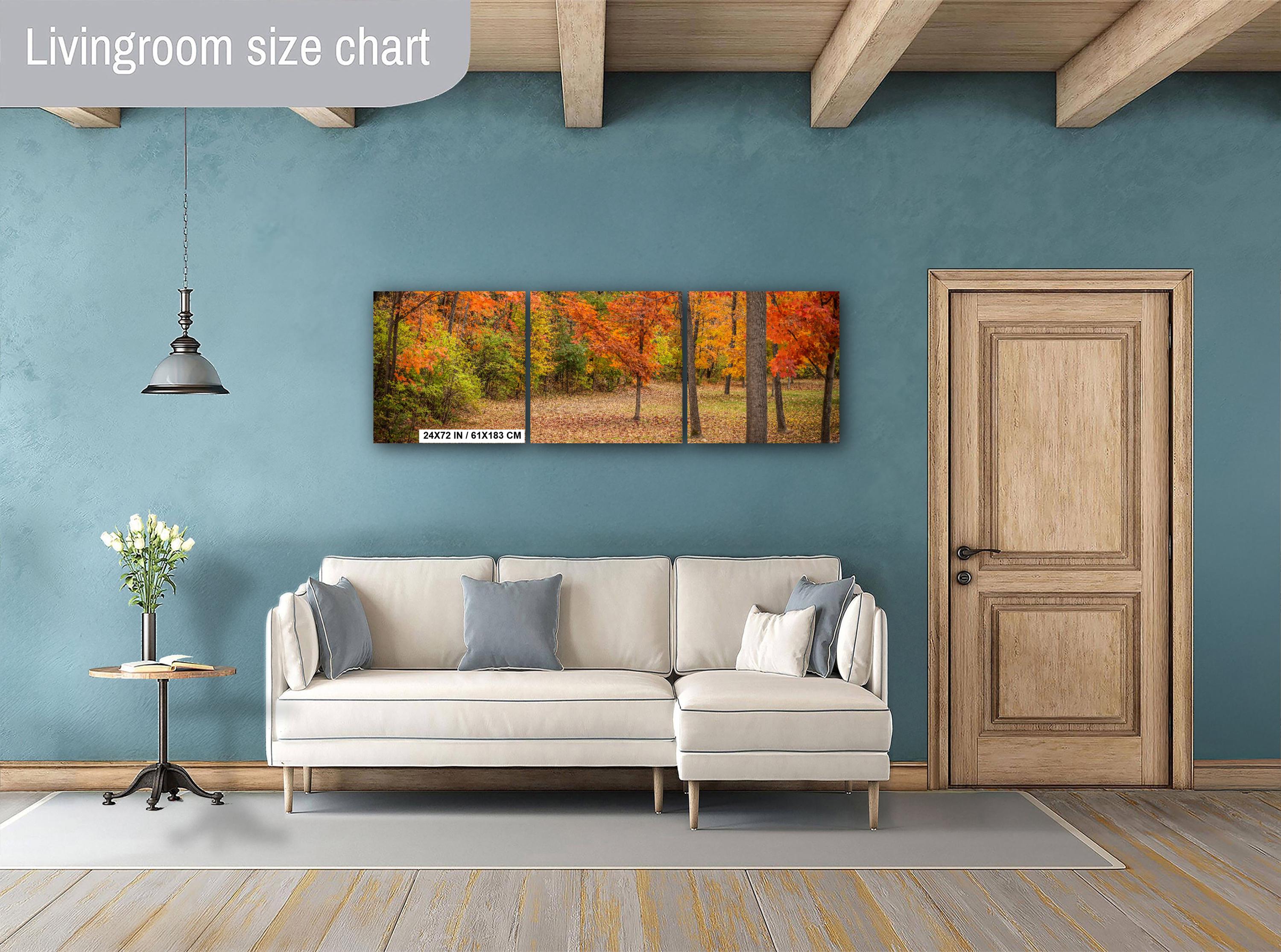 Adirondack Autumn Print – Fall Foliage Art | Scenic New York Landscape Wall Decor