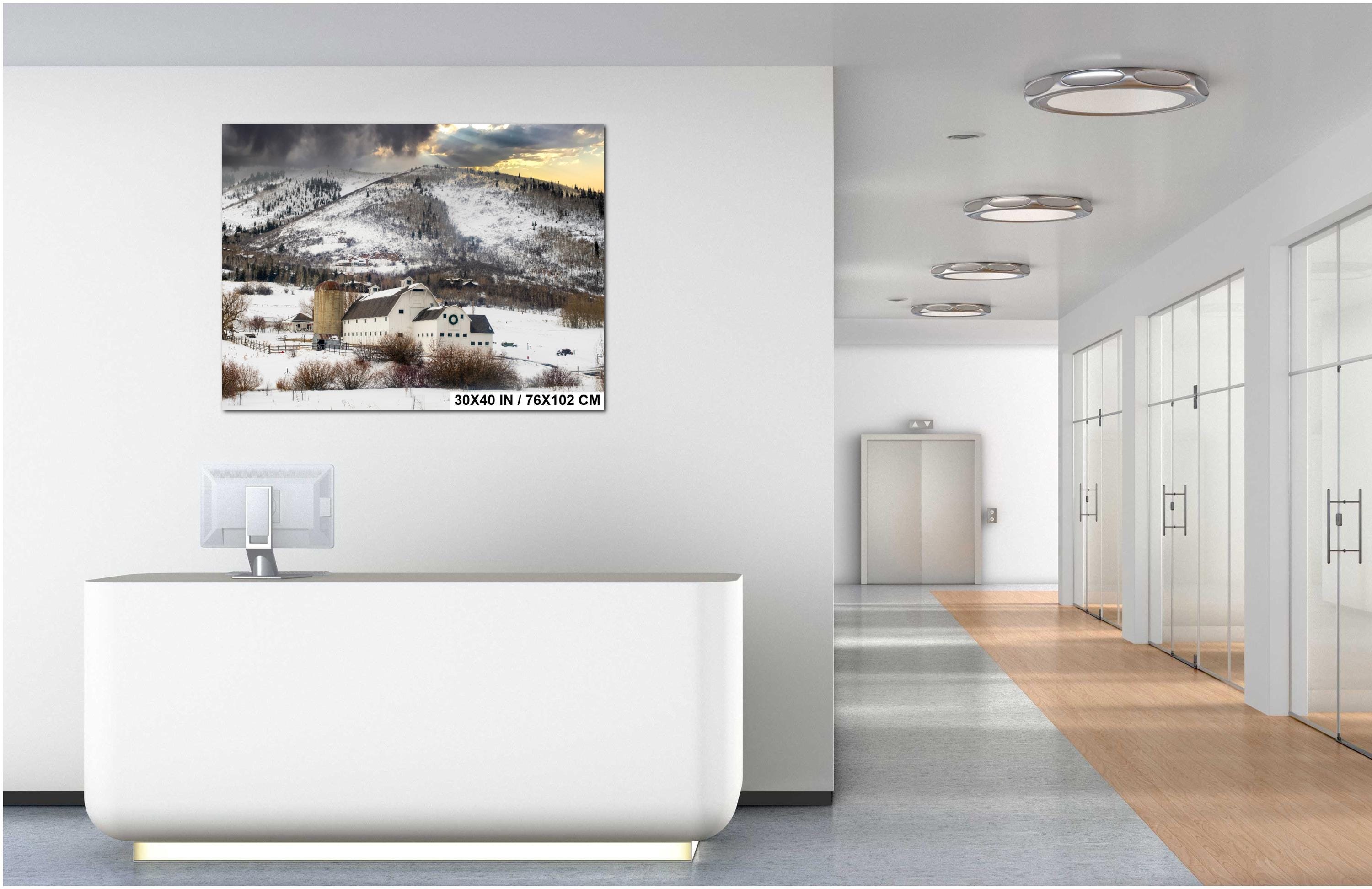 Wasatch Autumn Art - Rocky Mountain Landscape Print | Fall Foliage Wall Art