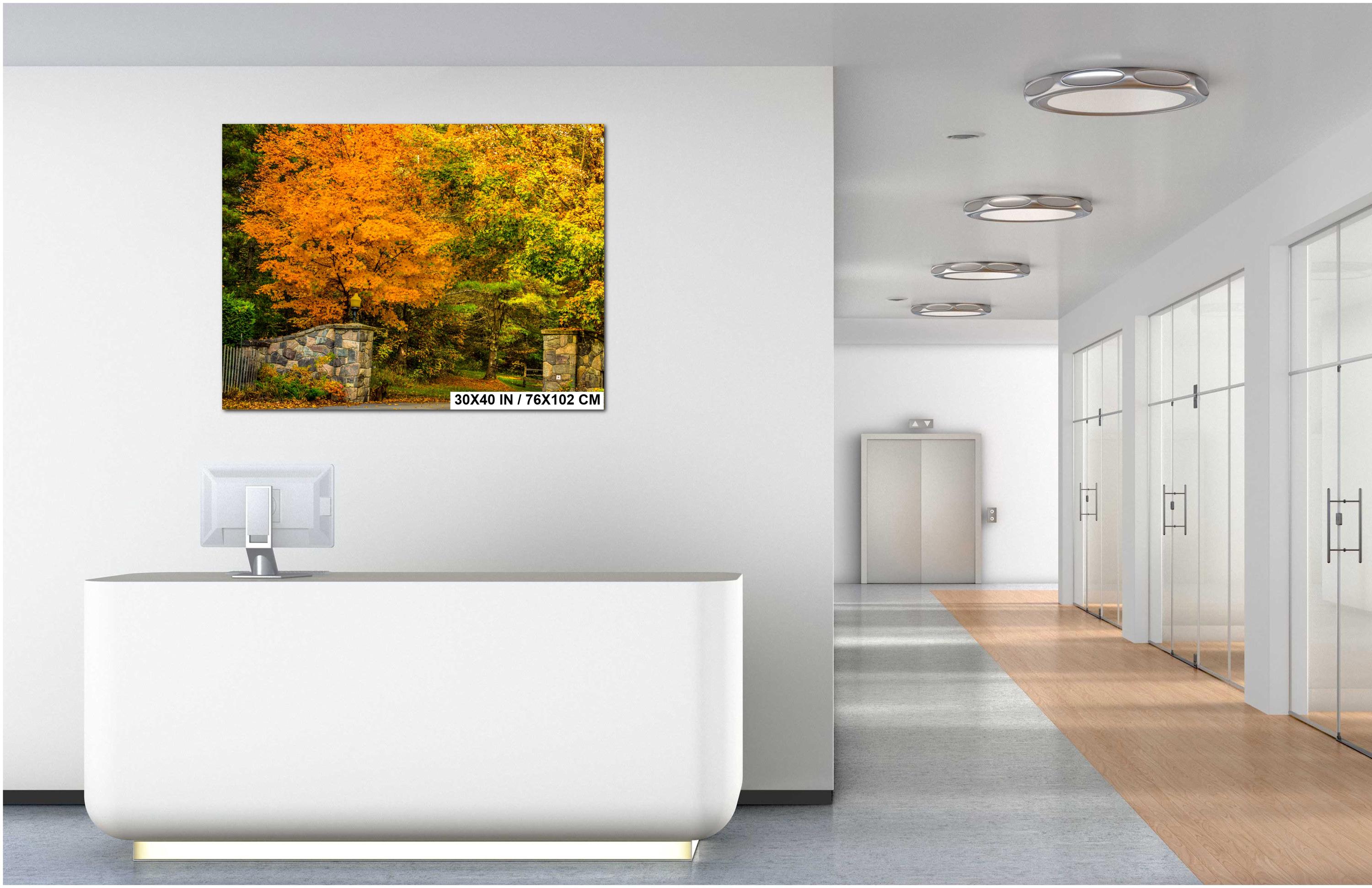 Adirondack Autumn Print – Vibrant Fall Foliage Art on Archival Photo Paper