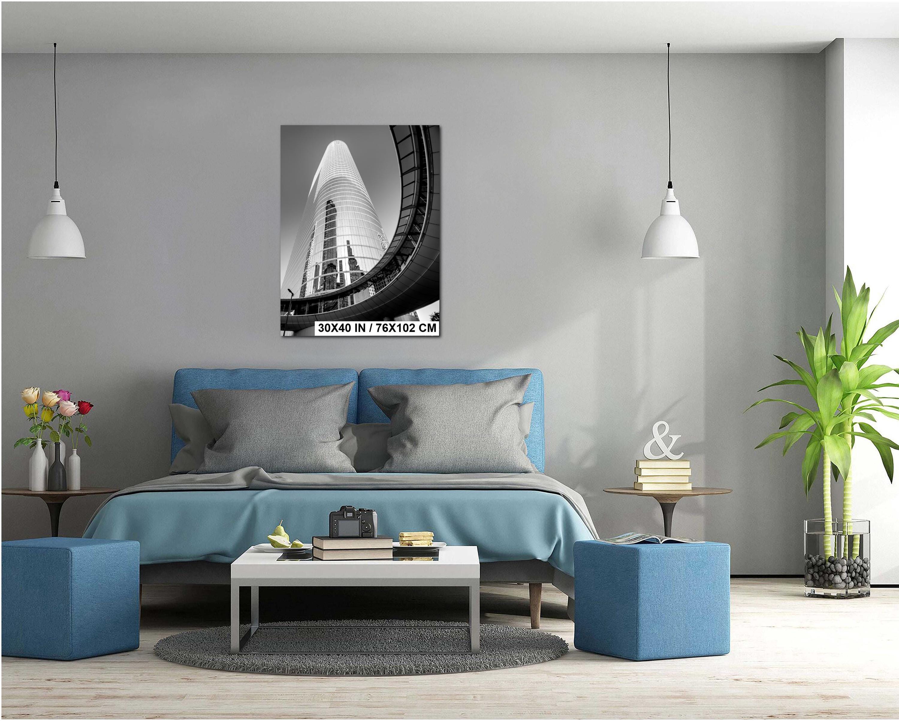 Houston Skyscraper Photo Print – Urban Architecture Art | Modern Cityscape Wall Art