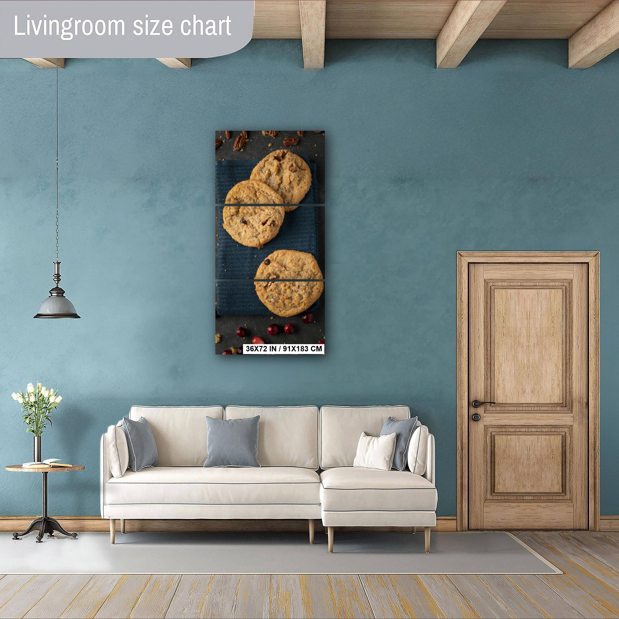 Cowboy Cookies Wall Art - Rustic Kitchen Decor | Vibrant Culinary Print