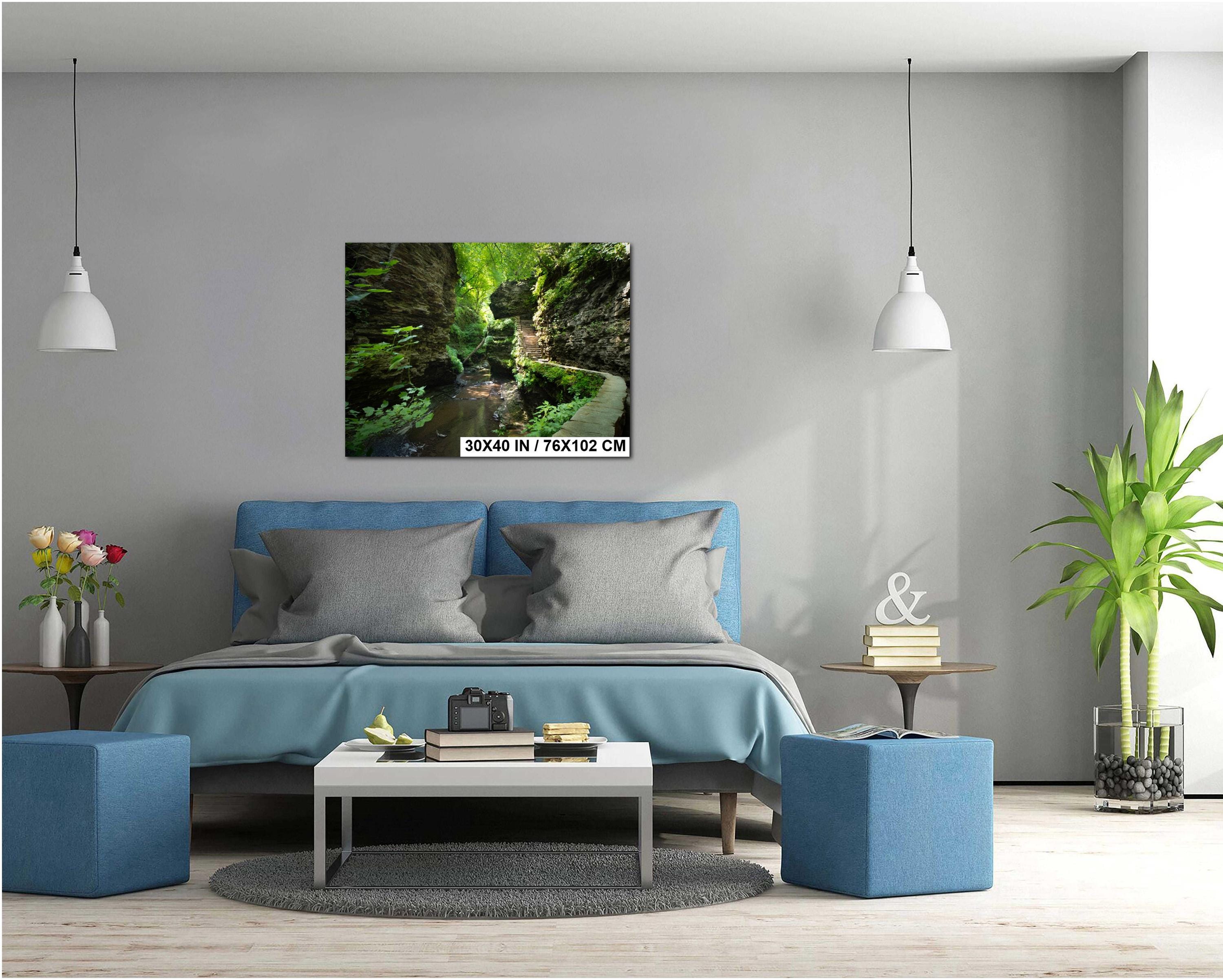 Watkins Glen Waterfall Print – Scenic Nature Wall Art | Landscape Photography