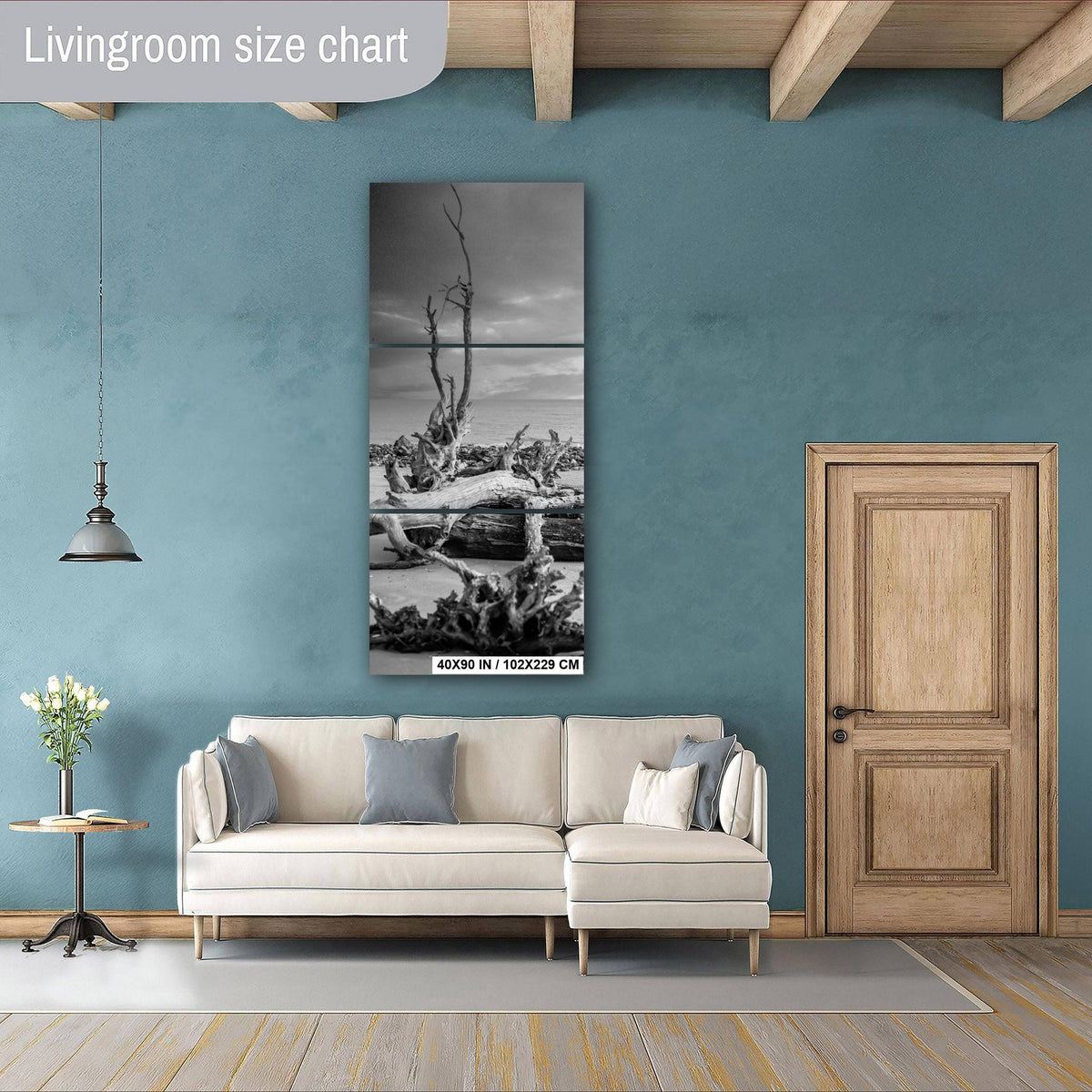 Driftwood Beach Print - Georgia Coastal Landscape Art | Seaside Wall Photo