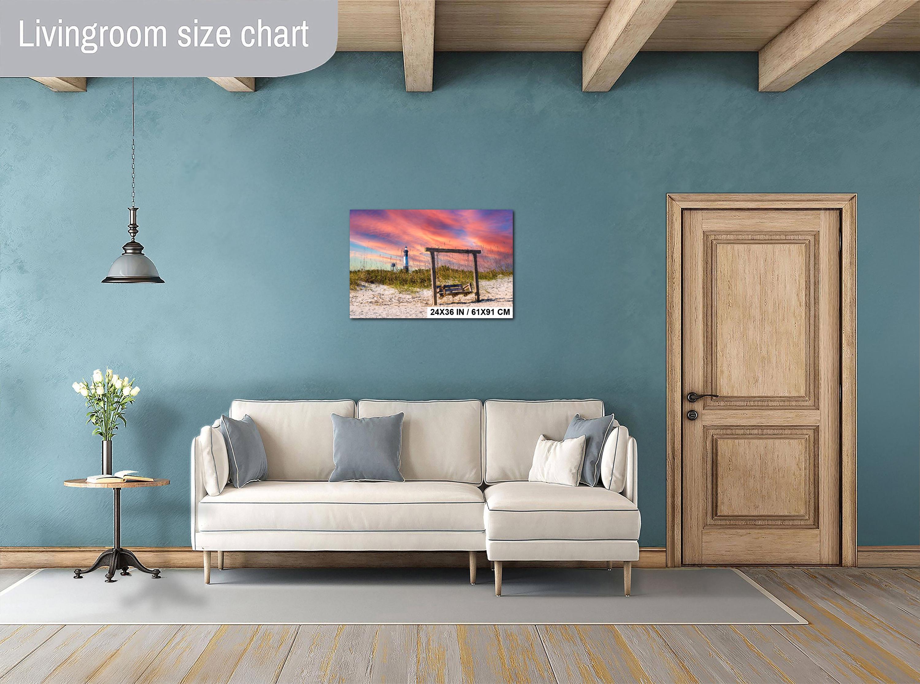 Tybee Island Wall Art – Coastal Fine Art Print with Savannah Lighthouse Decor