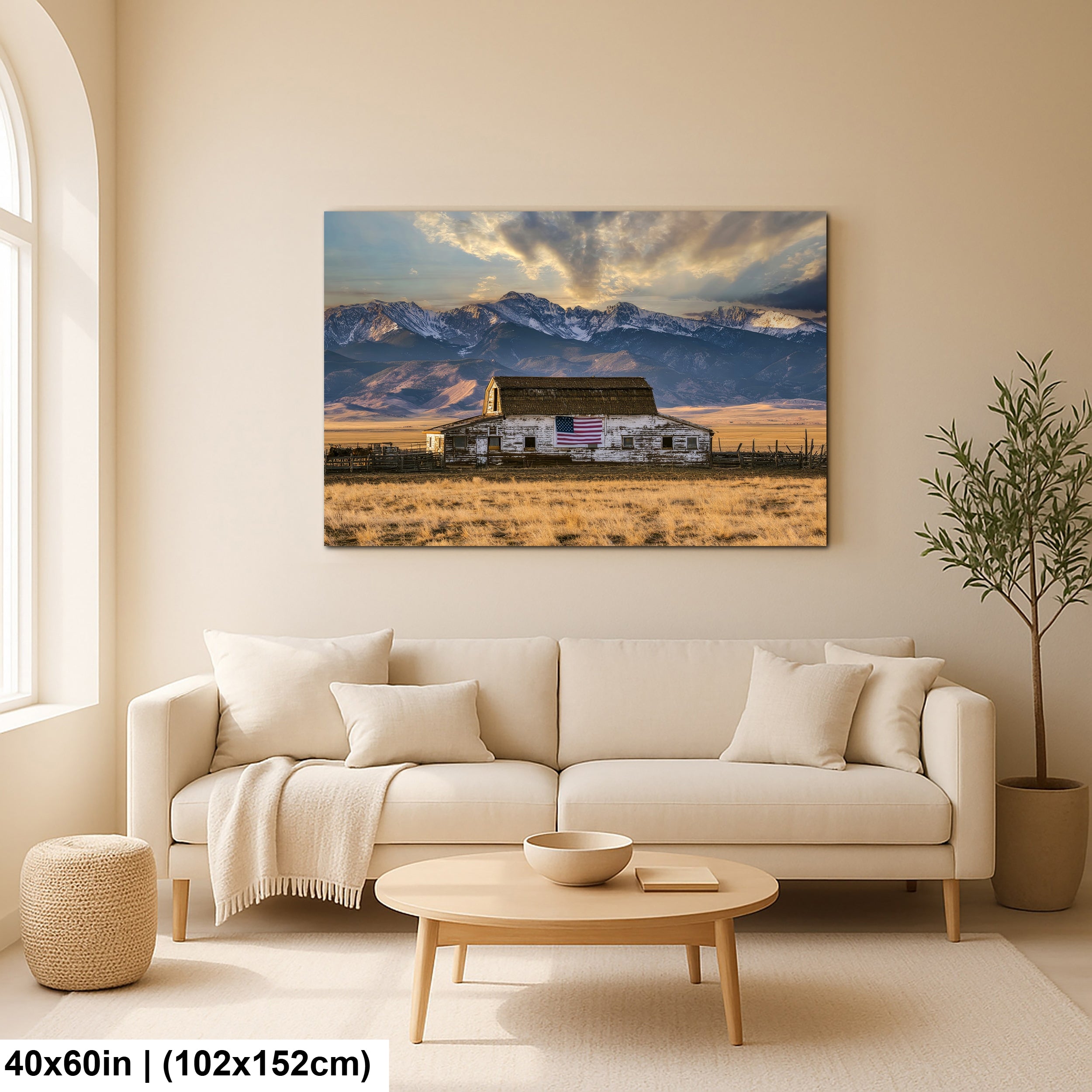 American Barn | American barn on the wind-swept plains of Colorado | Northern Colorado