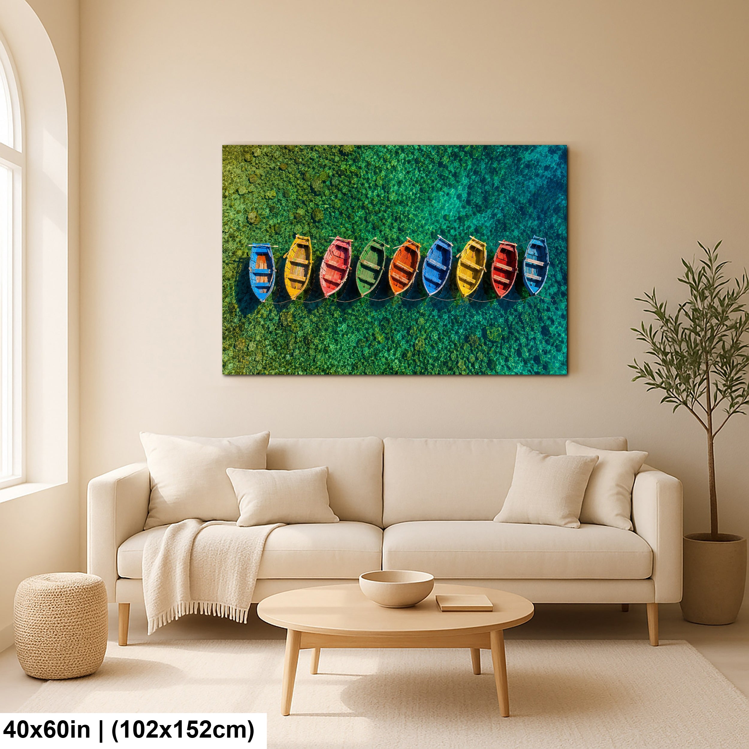 The Rainbow Fleet | Mountain Scenic Wall Decor | Rocky Mountain Art