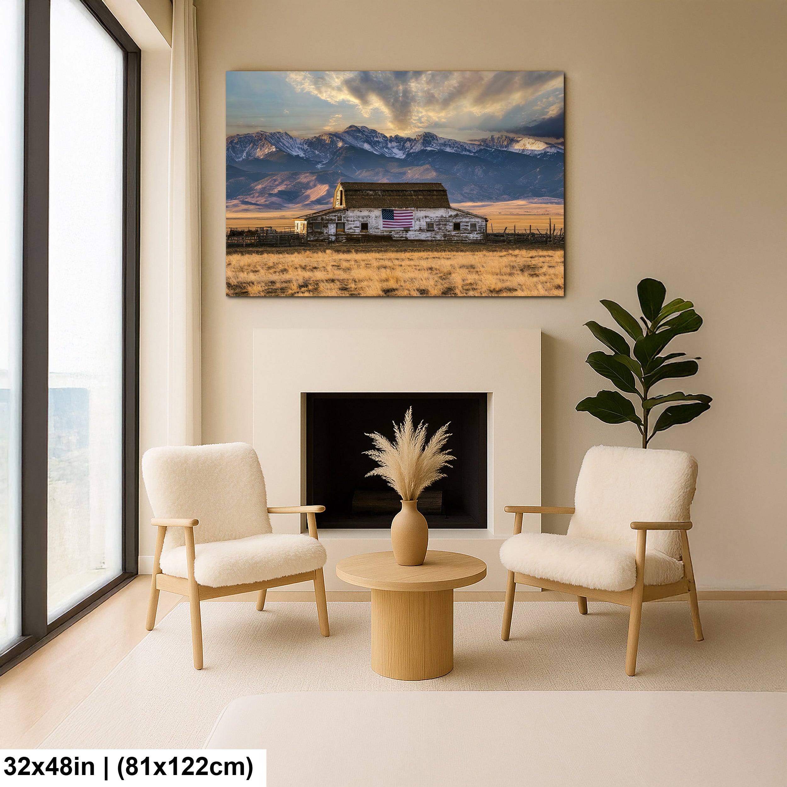 American Barn | American barn on the wind-swept plains of Colorado | Northern Colorado