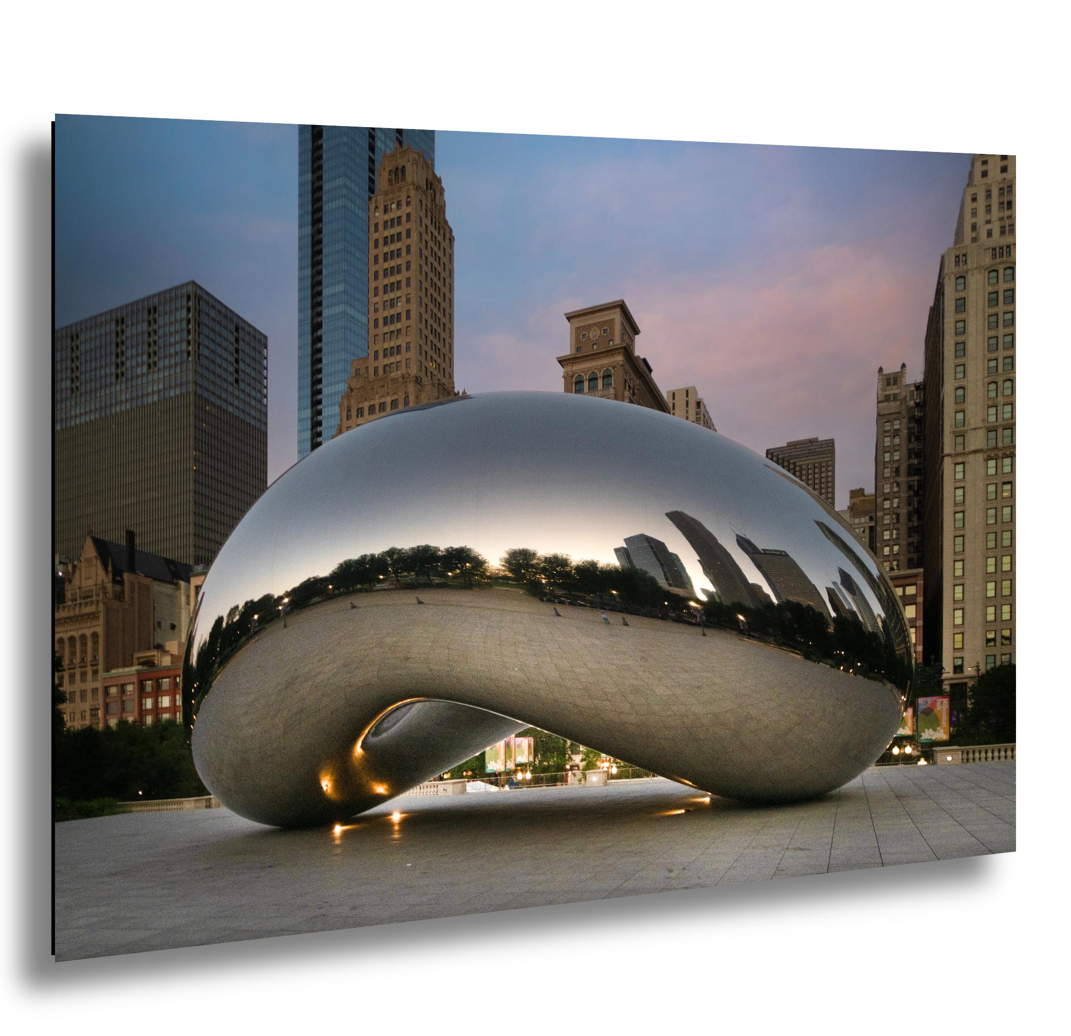 Chicago Bean Print - Modern Sculpture Wall Art | Urban Landmark Photography