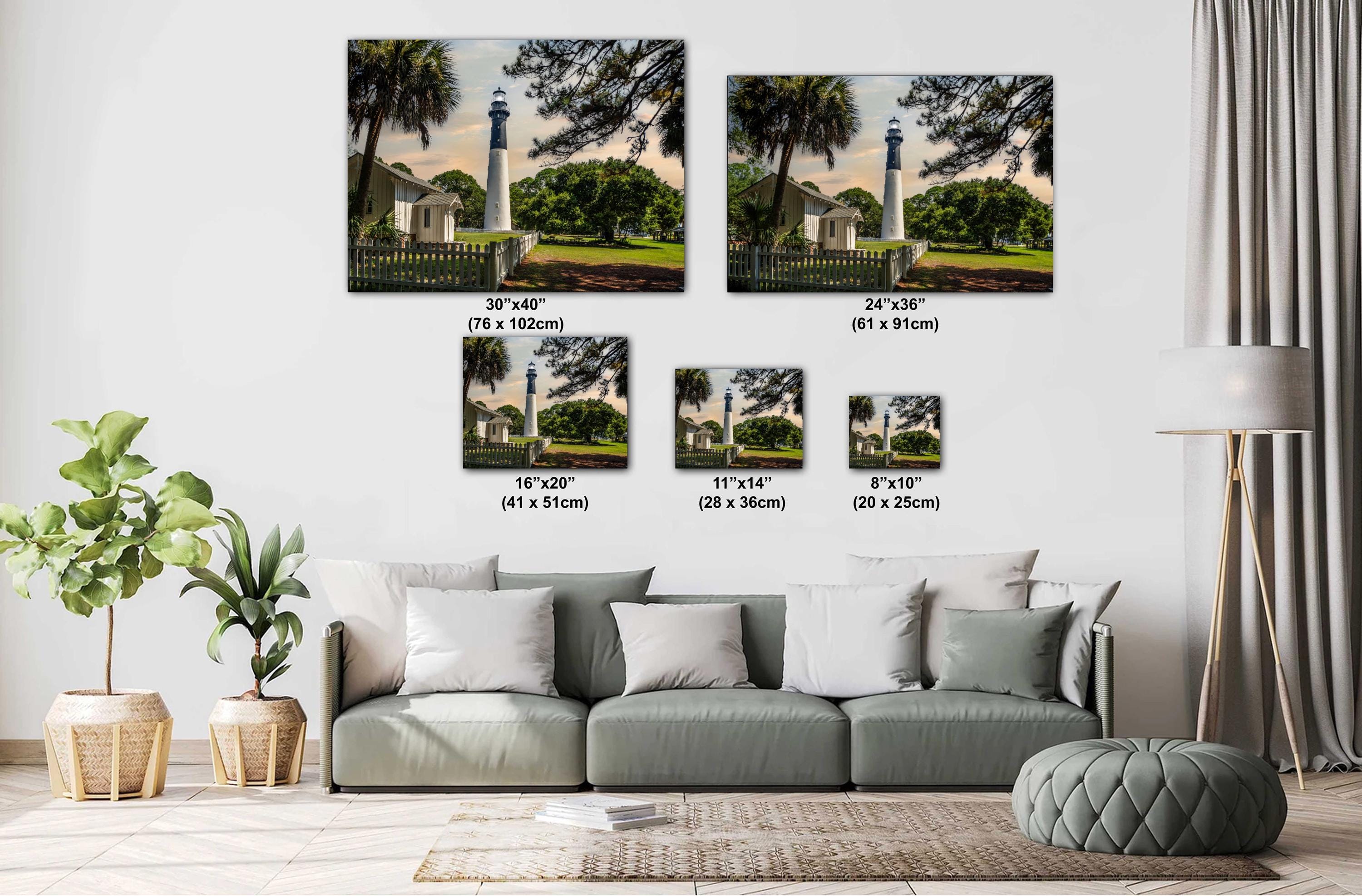St Simons Lighthouse Print – Historic Lighthouse Photo on Archival Paper | Coastal Wall Art