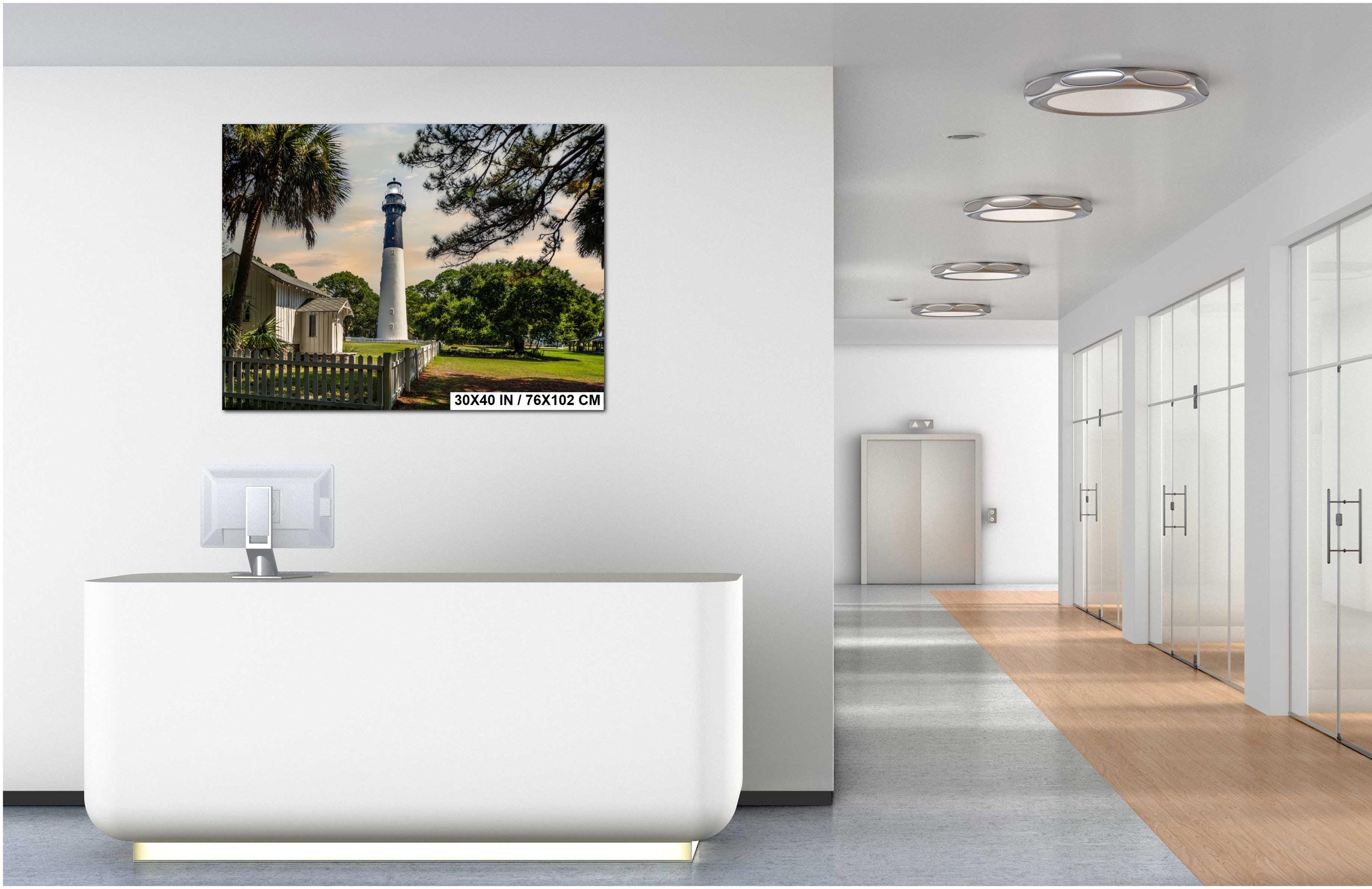 St Simons Lighthouse Print – Historic Lighthouse Photo on Archival Paper | Coastal Wall Art