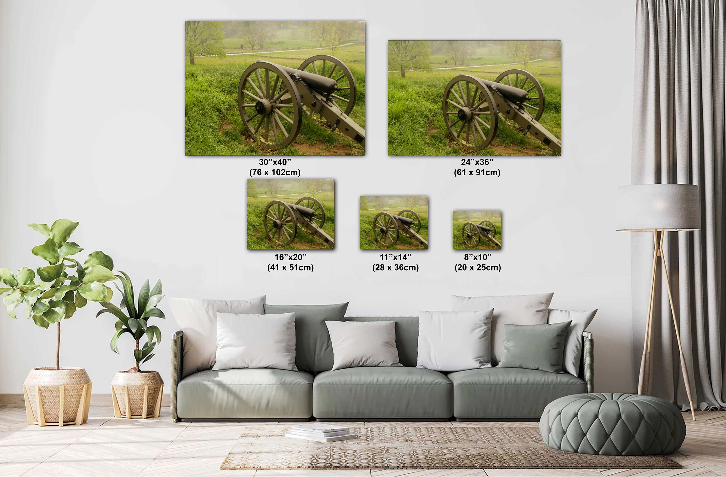 Gettysburg Battlefield Print - Civil War Wall Art | Historic War Decor & Memorial Photography