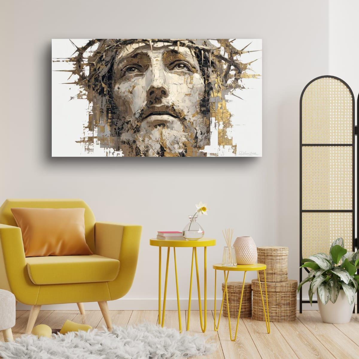 Christian Wall Decor – Jesus Christ Art | Faith Inspired Print for Prayer Room