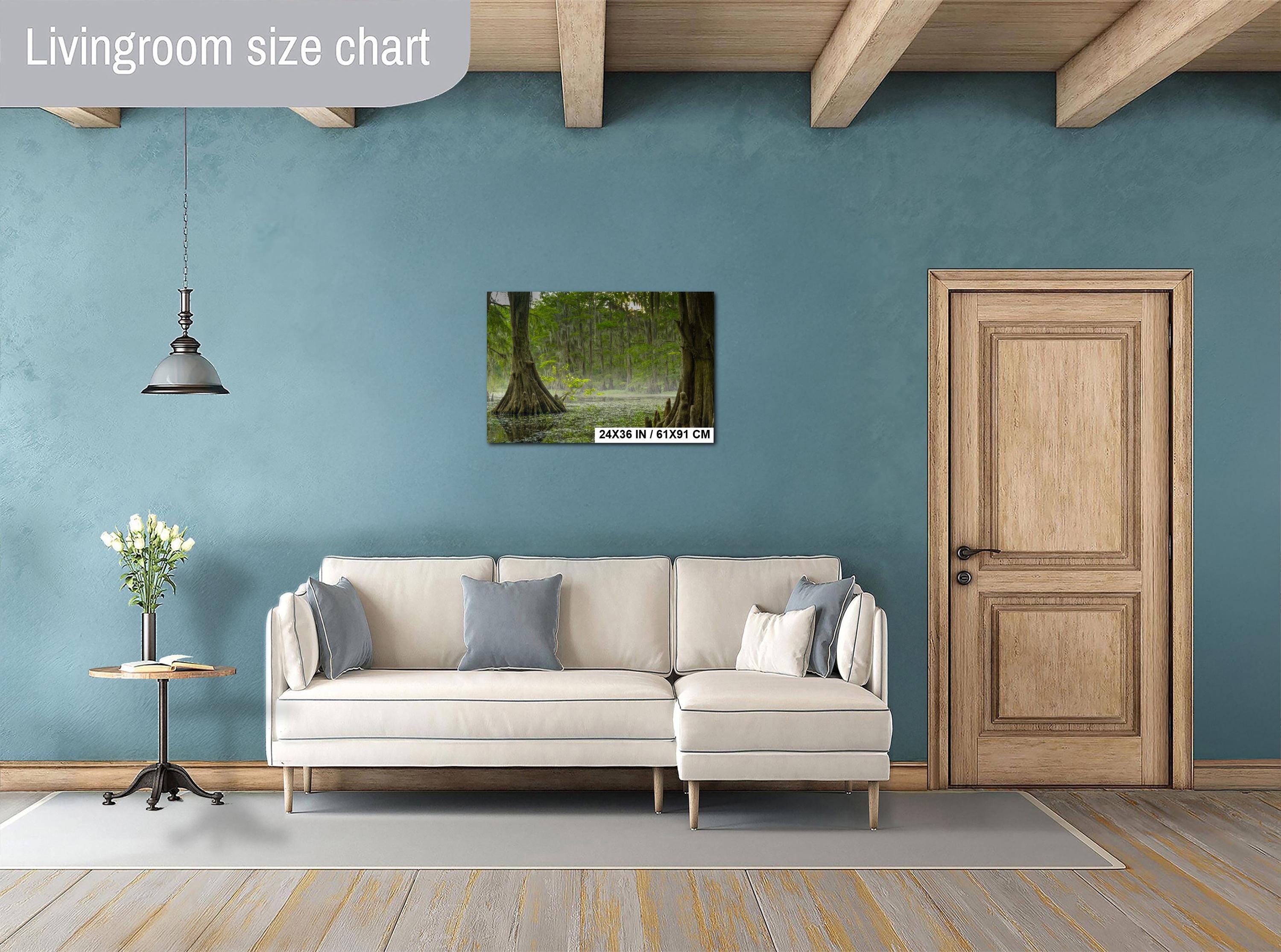Caddo Lake Wall Art – Misty Lake Artwork | Nature Wall Decor For Home & Office