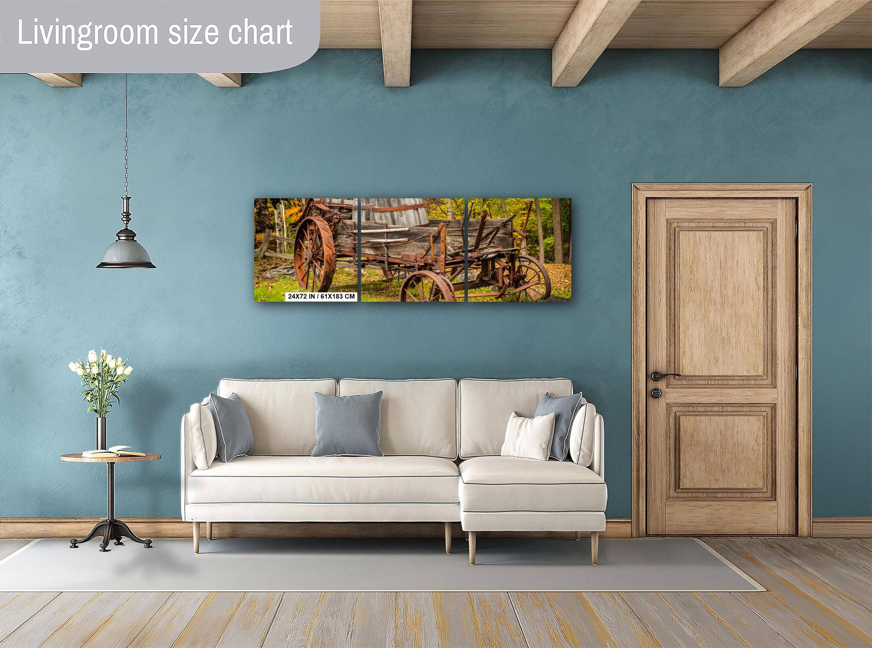 Adirondack Autumn Print – Rustic Wall Art | Abstract Fall Landscape Photo