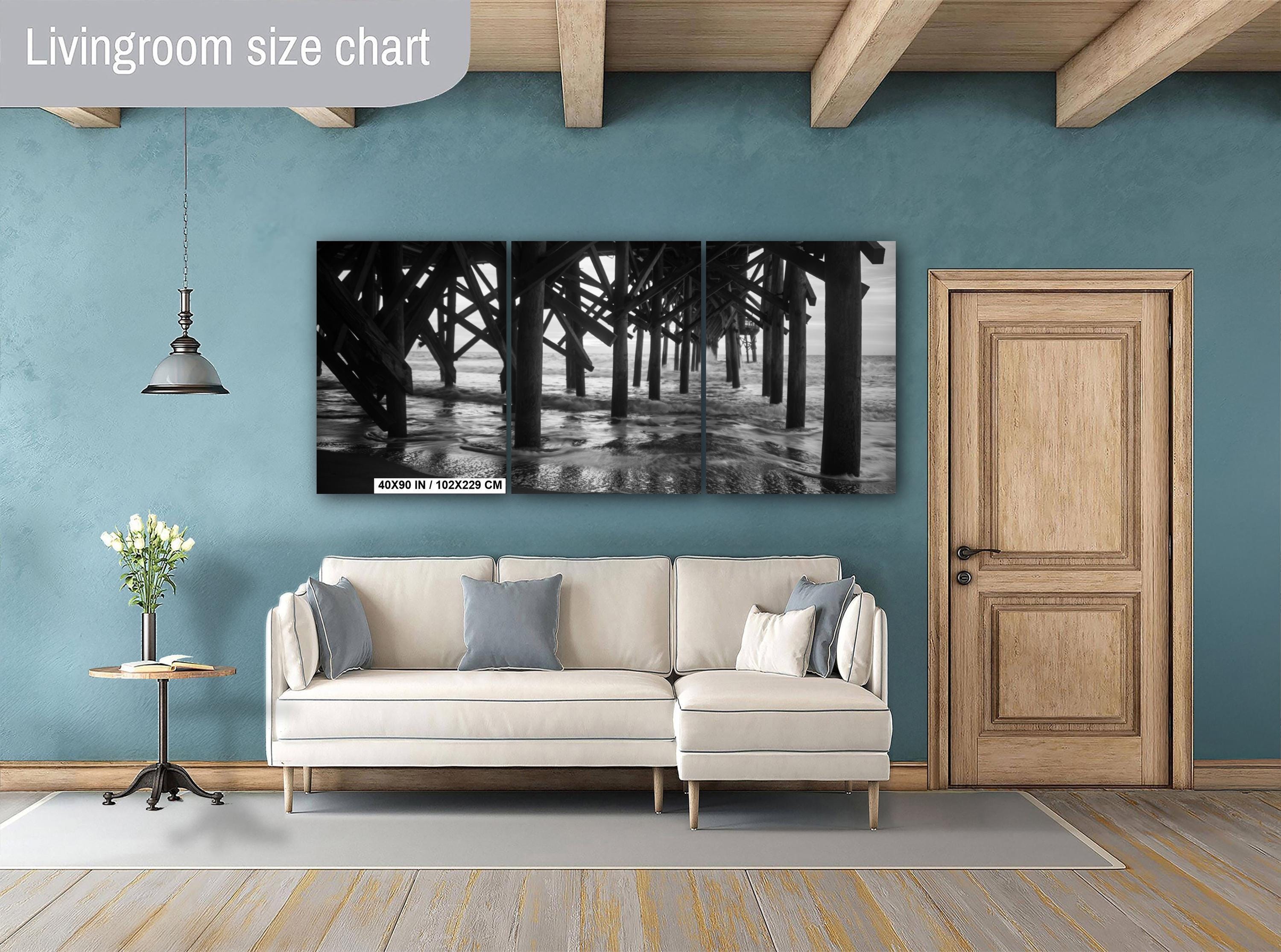 Winter Seascape Photography - Moody Coastal Wall Art | Dramatic Beach Print